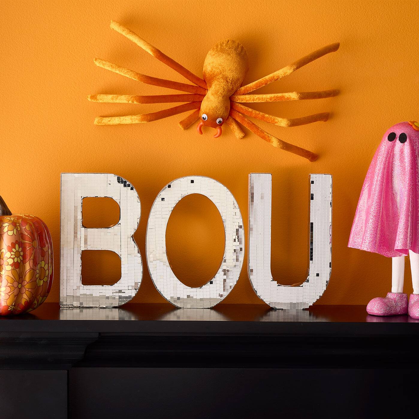 &#x22;Boo&#x22; Mirrored Disco Letters