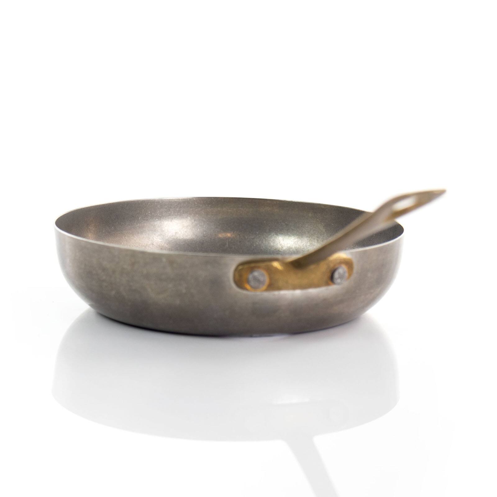 Gibson Home® Normandie 5.5'' Silver and Gold Stainless Steel Mini Frying Pan