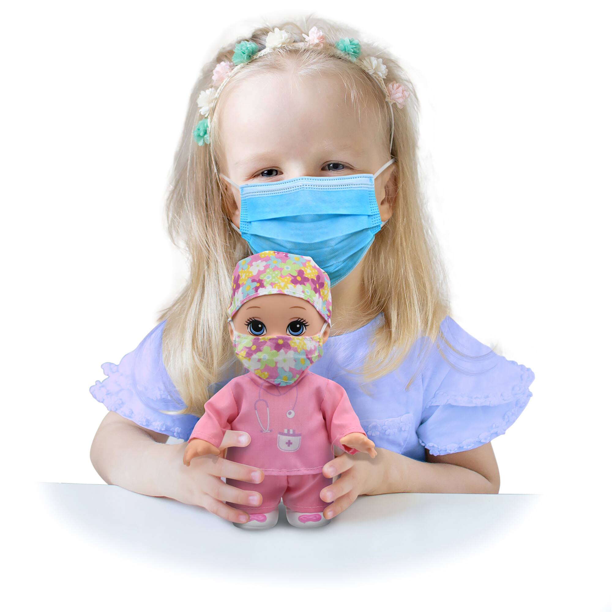 Little Darlings 8" Pink Playtime Doll Friend Hero