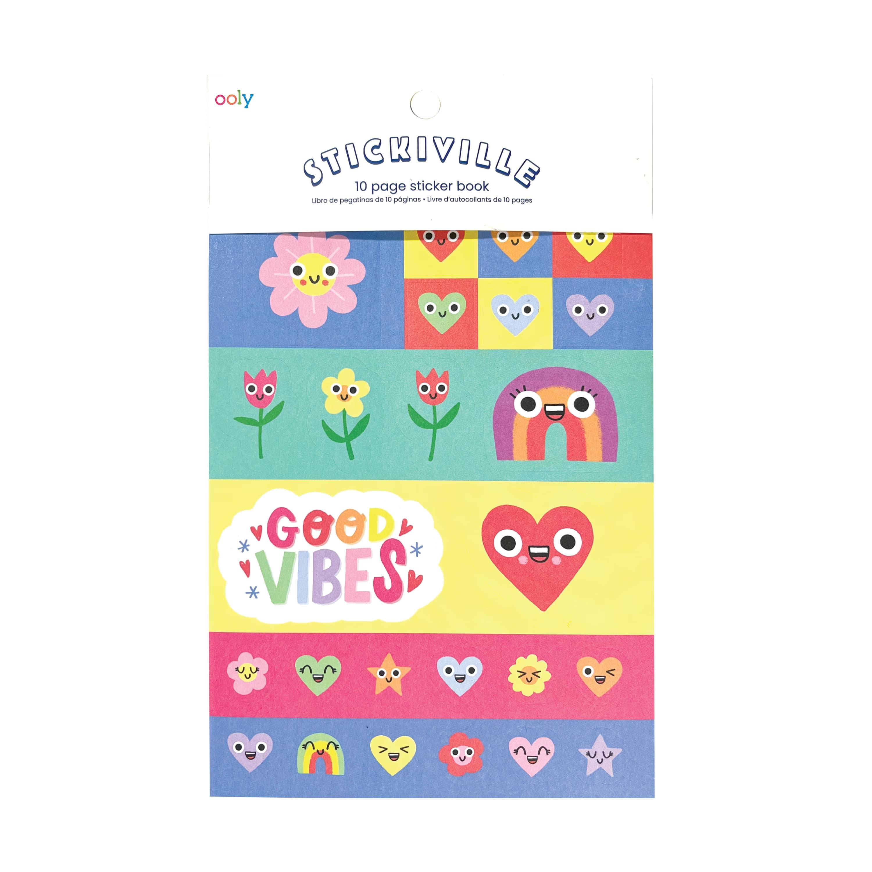 OOLY Stickiville Book Happy Hearts Stickers