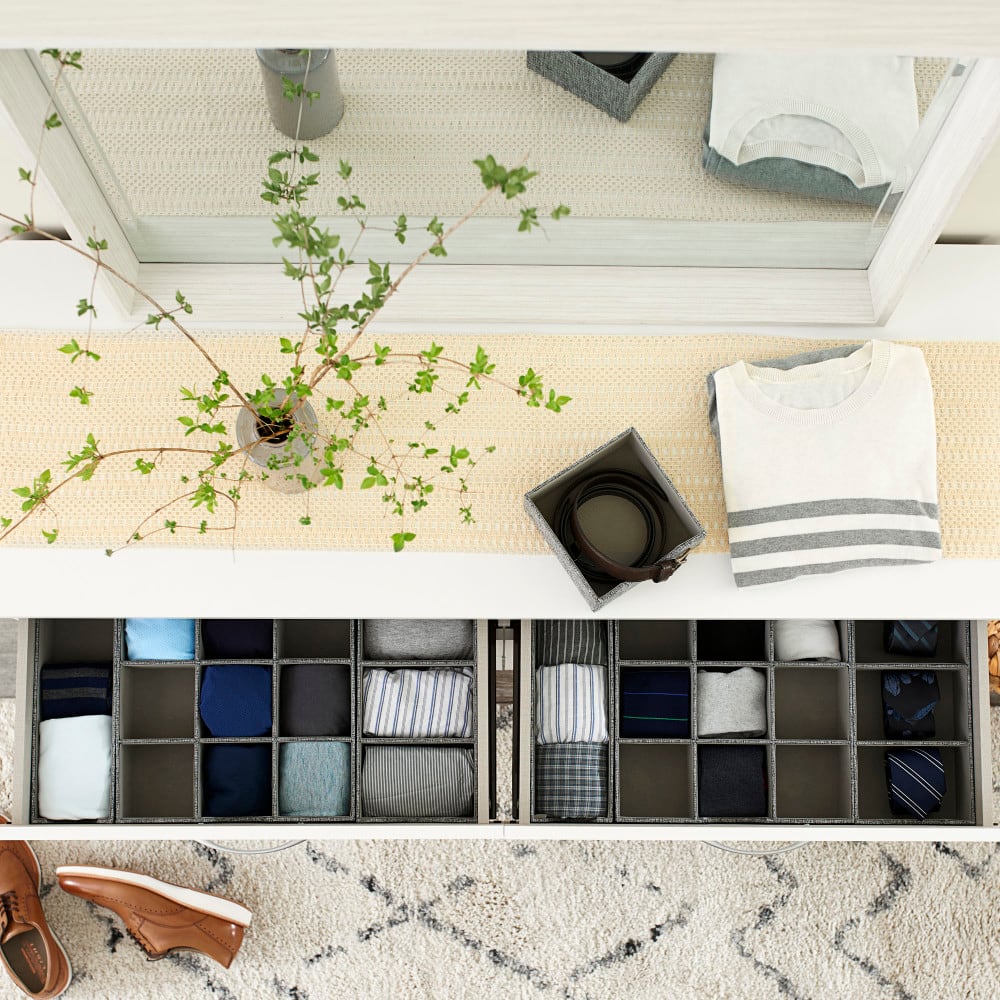 Household Essentials 3-Compartment Drawer Organizers, 2ct.