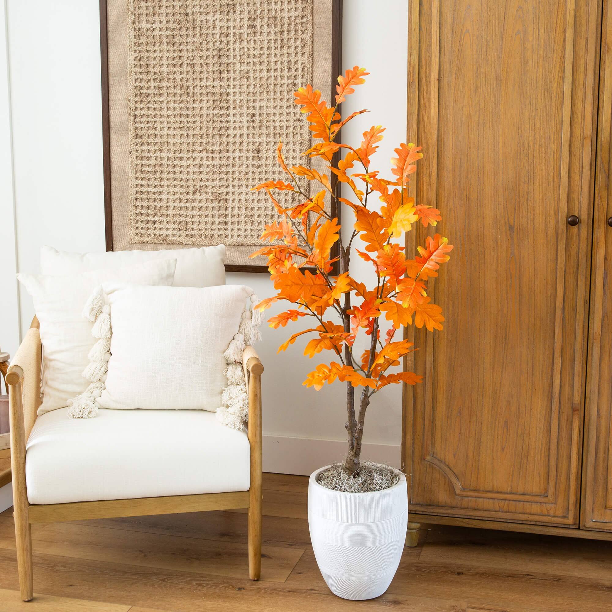 4ft. Artificial Autumn Oak Tree