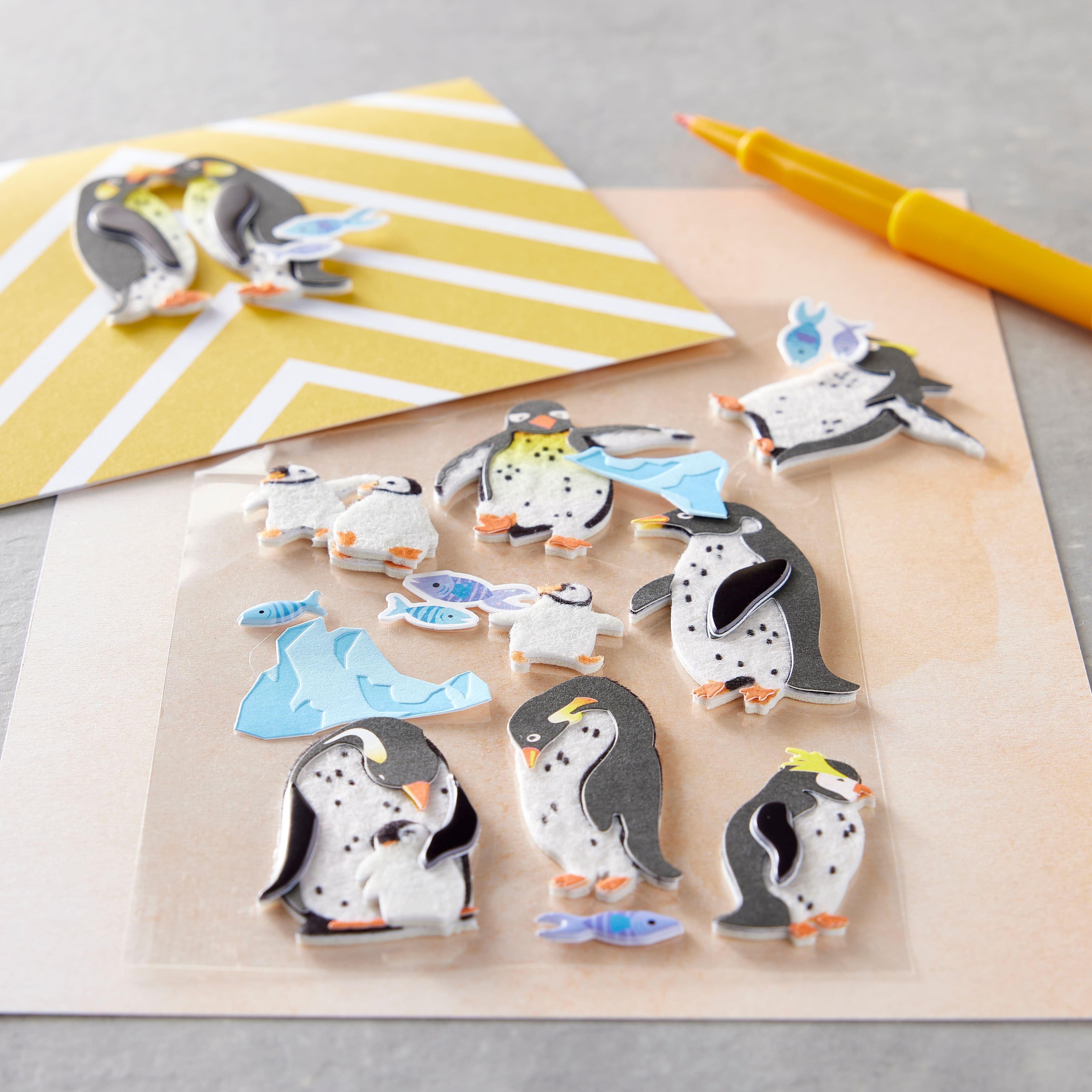 12 Pack: Penguin Stickers by Recollections™