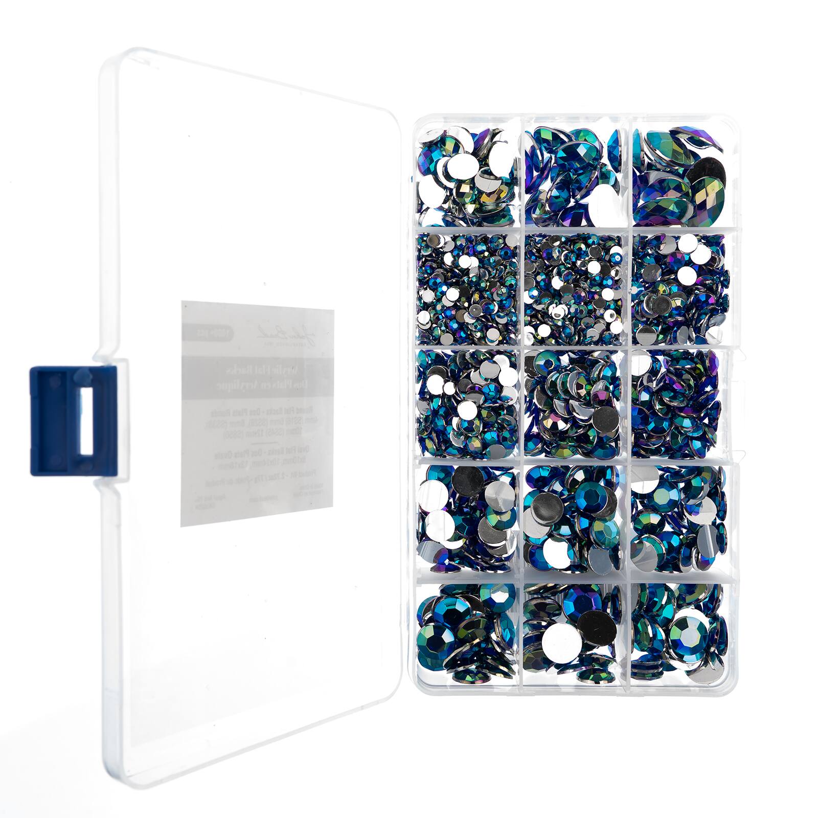 John Bead Round & Oval Acrylic Flatback Rhinestones in Box