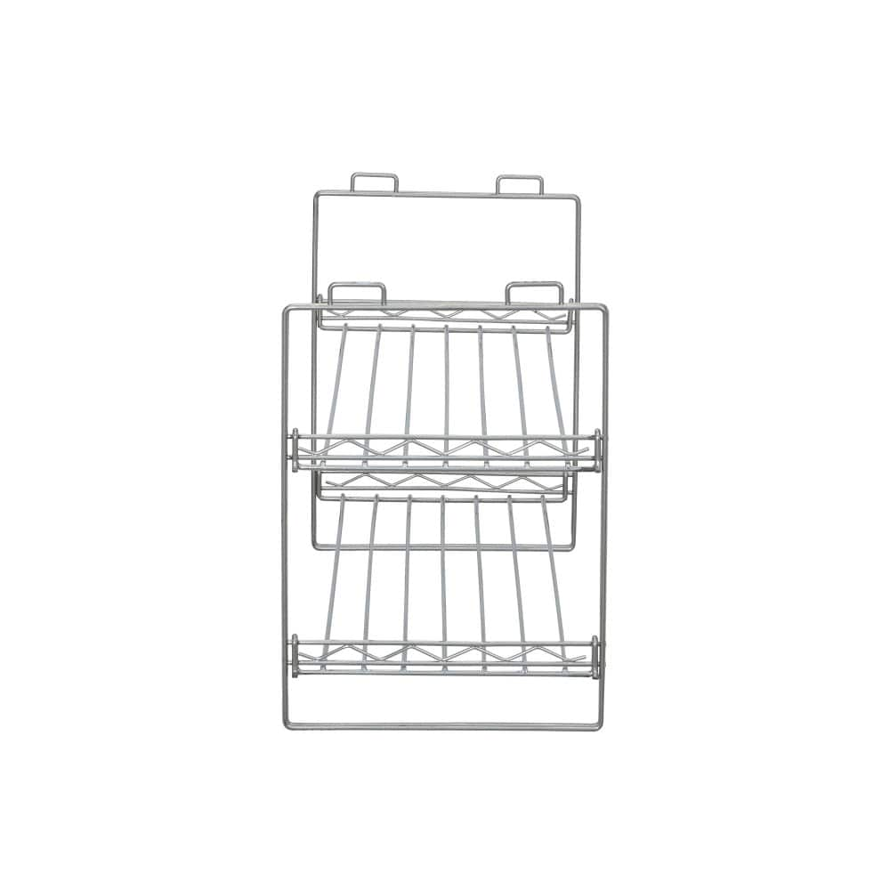 Household Essentials Stackable 2-Tier Metal Shoe Rack