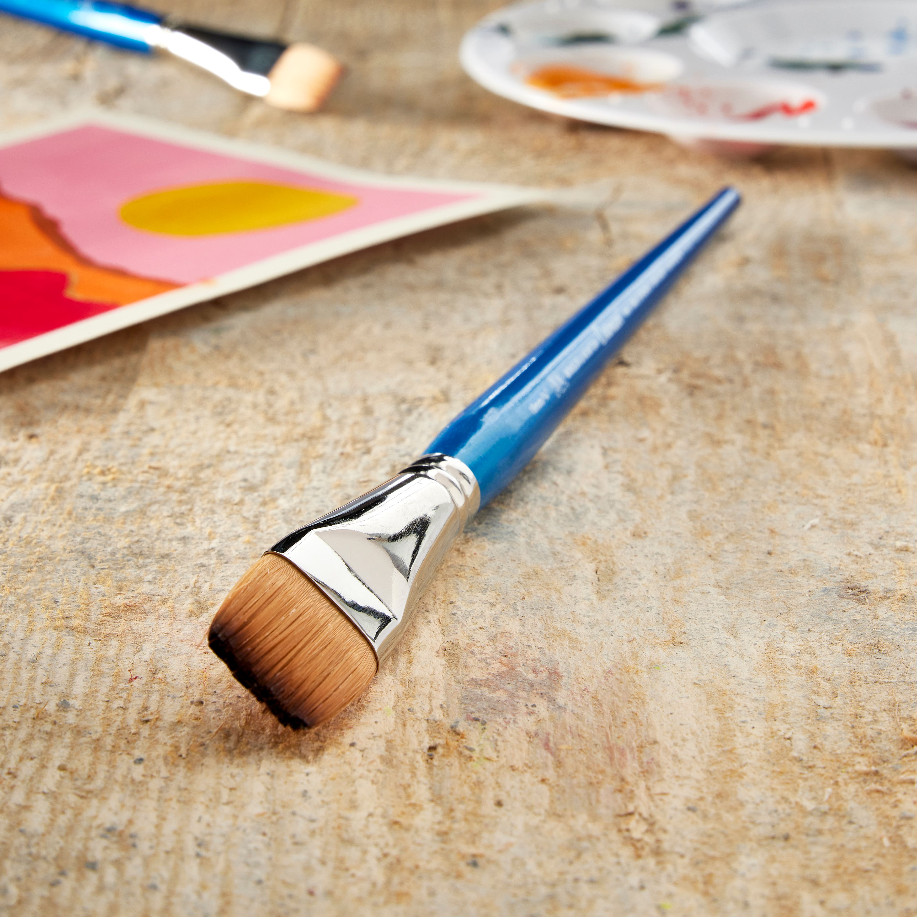 12 Pack: Cotman Watercolour™ Short Handle One Stroke Brush