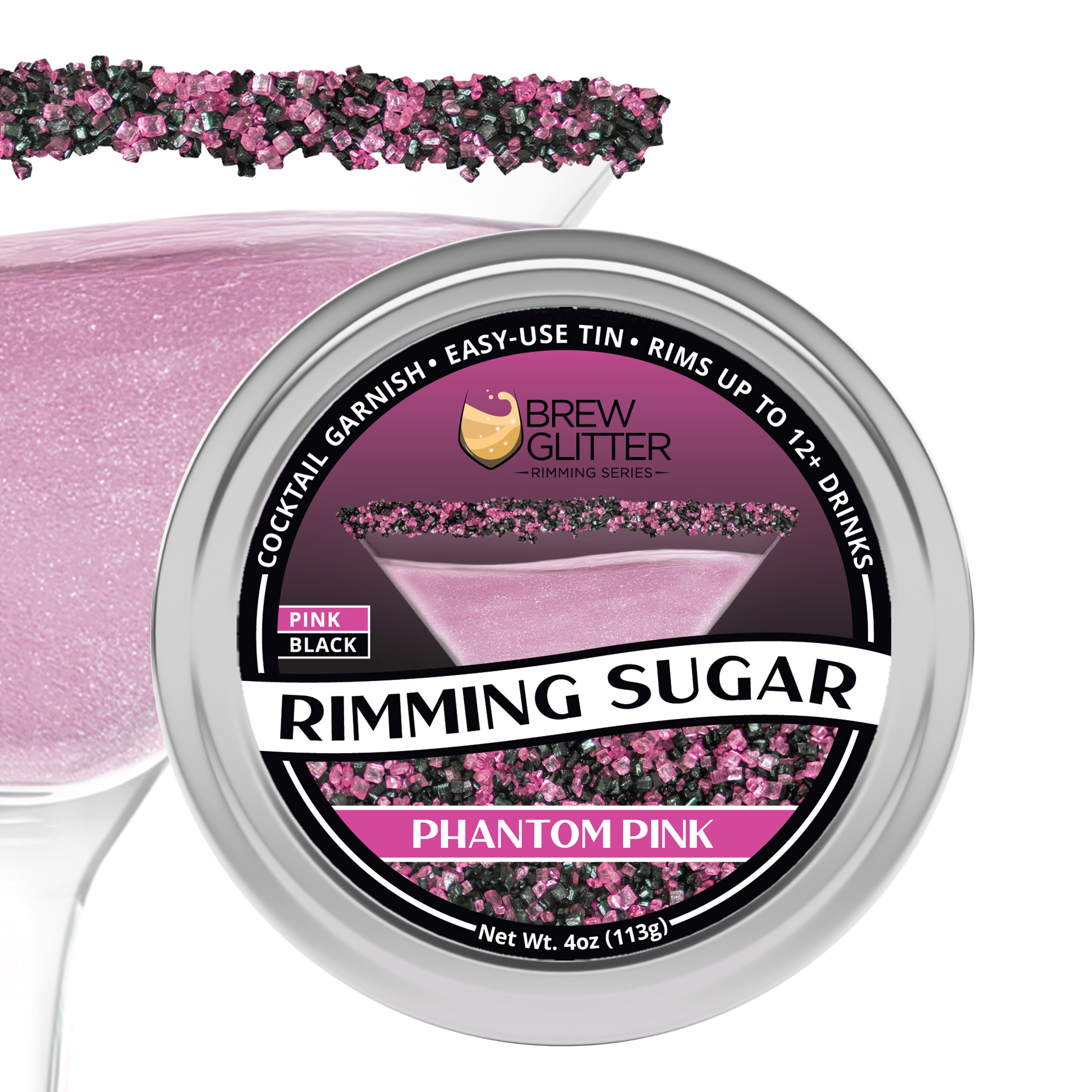 Bakell® Brew Glitter Phantom Pink Rimming Sugar