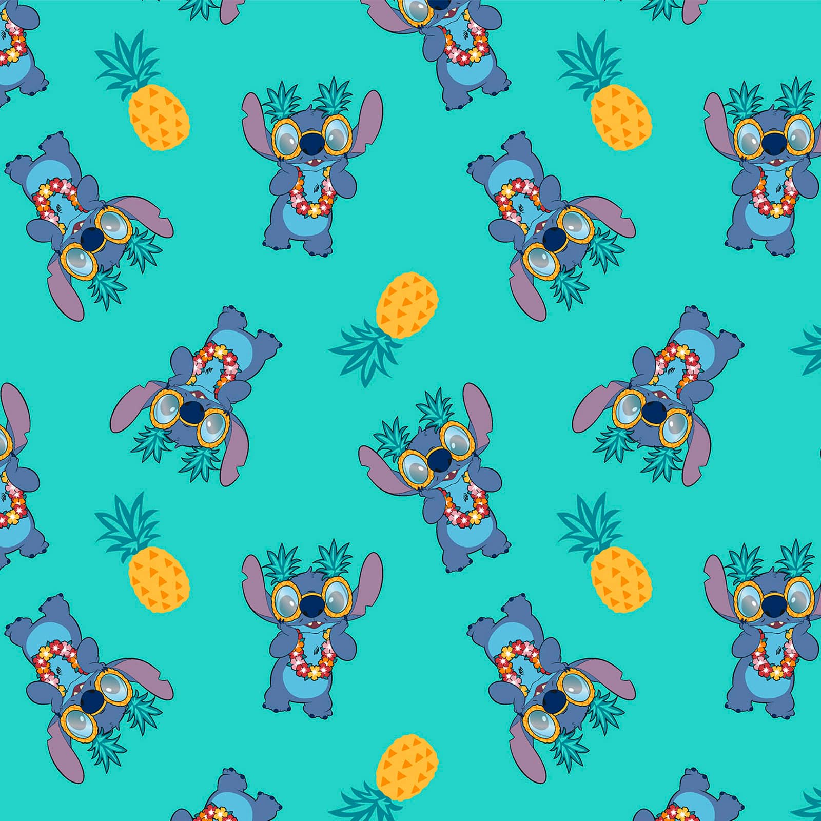 Springs Creative Disney&#xAE; Lilo &#x26; Stitch Pineapple Toss Cotton Fabric