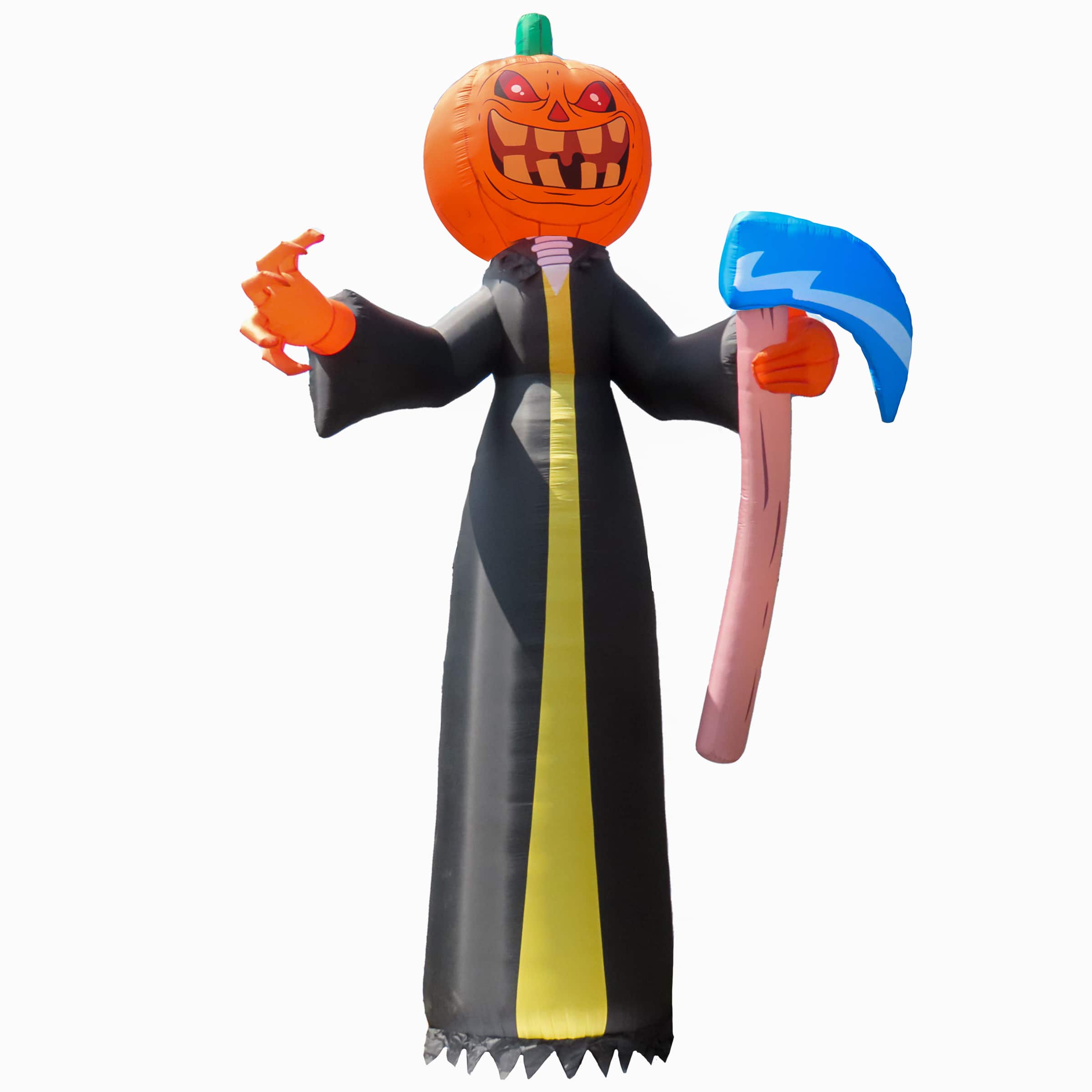 20ft. Inflatable Halloween Pumpkin Reaper Decoration with LED lights