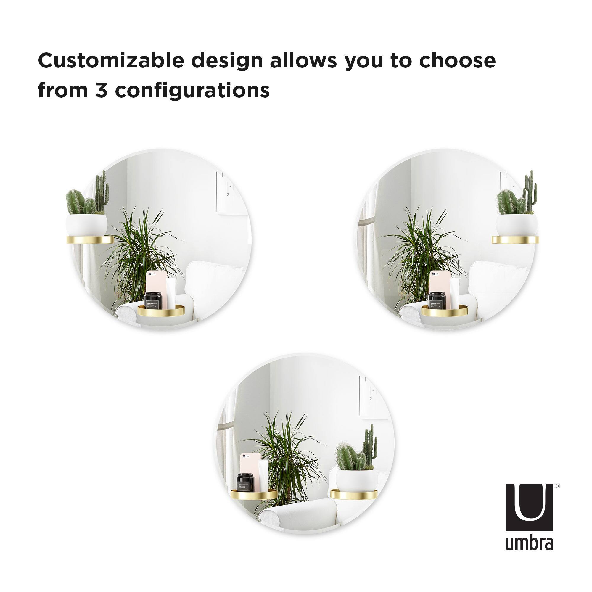 Umbra 24&#x22; Perch Round Wall Mirror