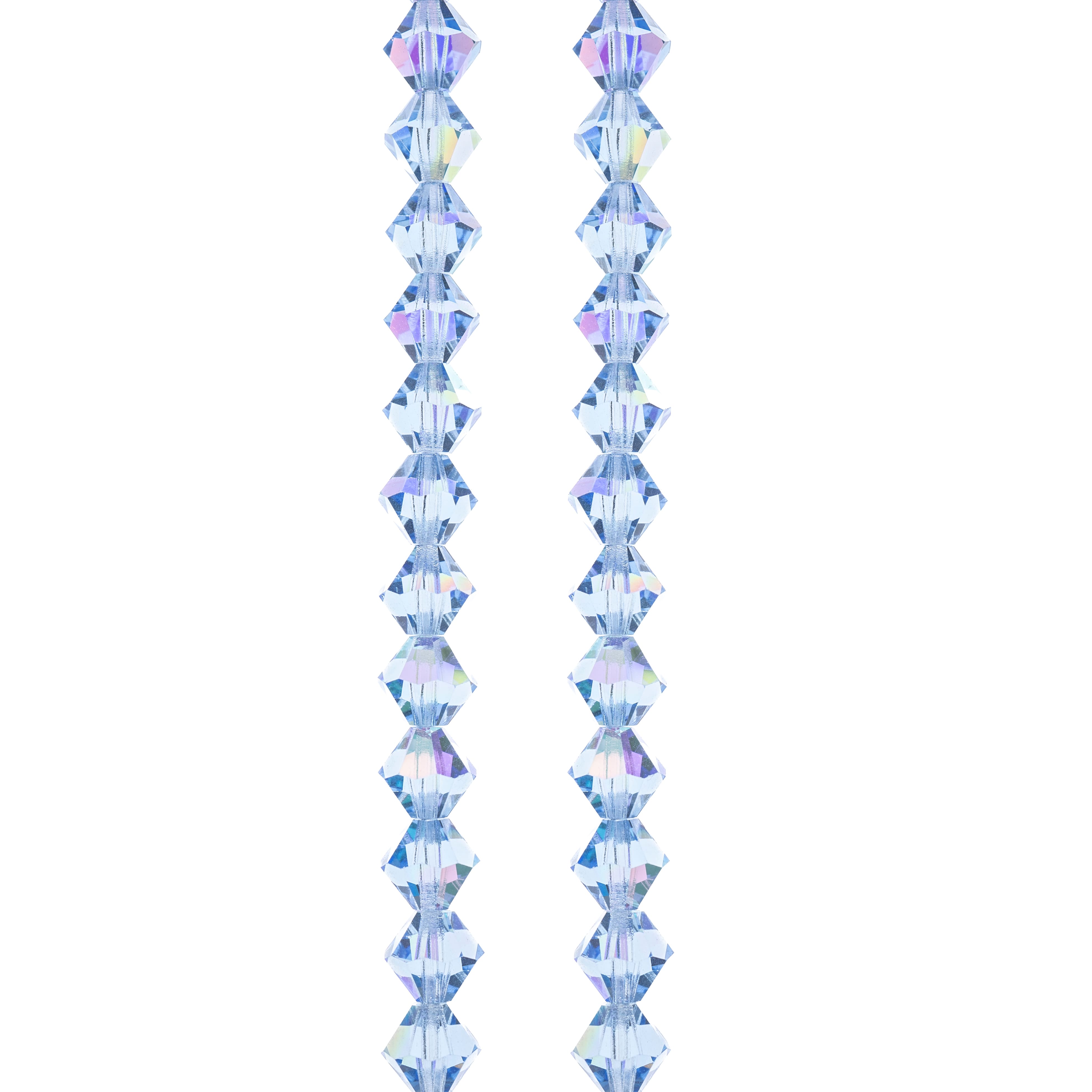 Preciosa Glass Crystal Bicone Beads, 6mm by Bead Landing™