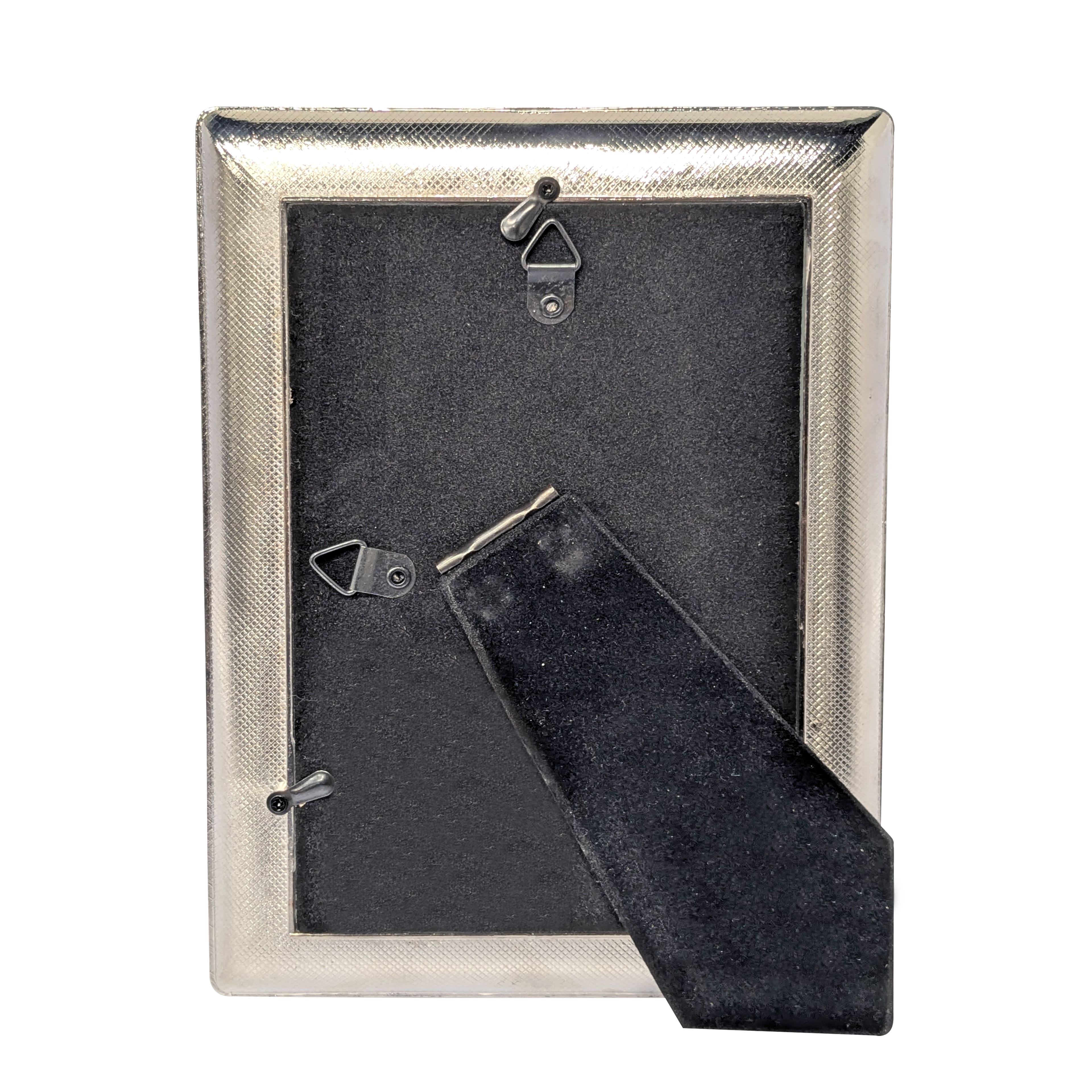 Expressions&#x2122; Silver Hammered Metal Frame by Studio D&#xE9;cor&#xAE;