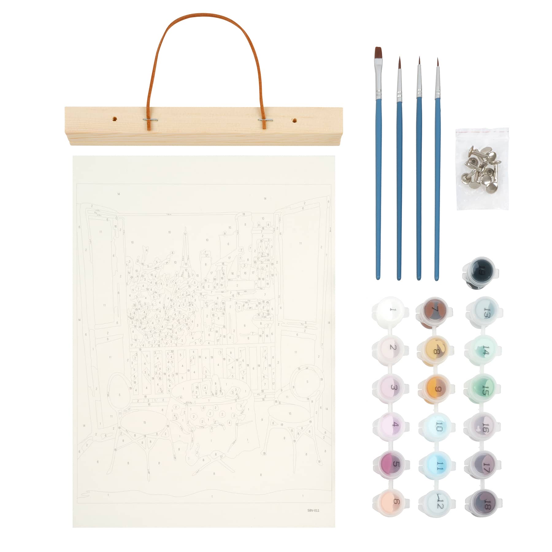 Balcony View Paint-by-Number Kit by Artist's Loft®