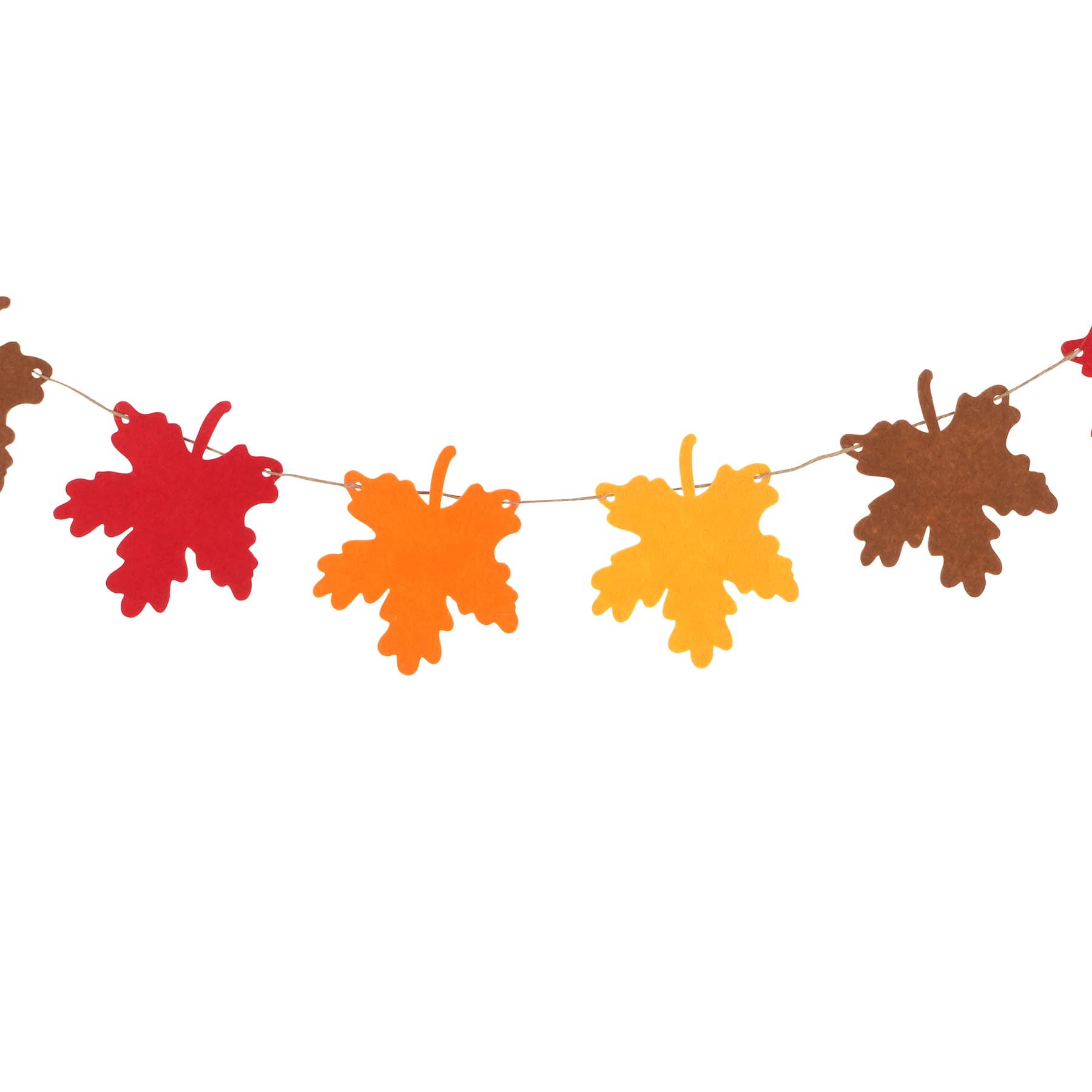 5ft. Felt Fall Leaf Garland by Celebrate It&#x2122;