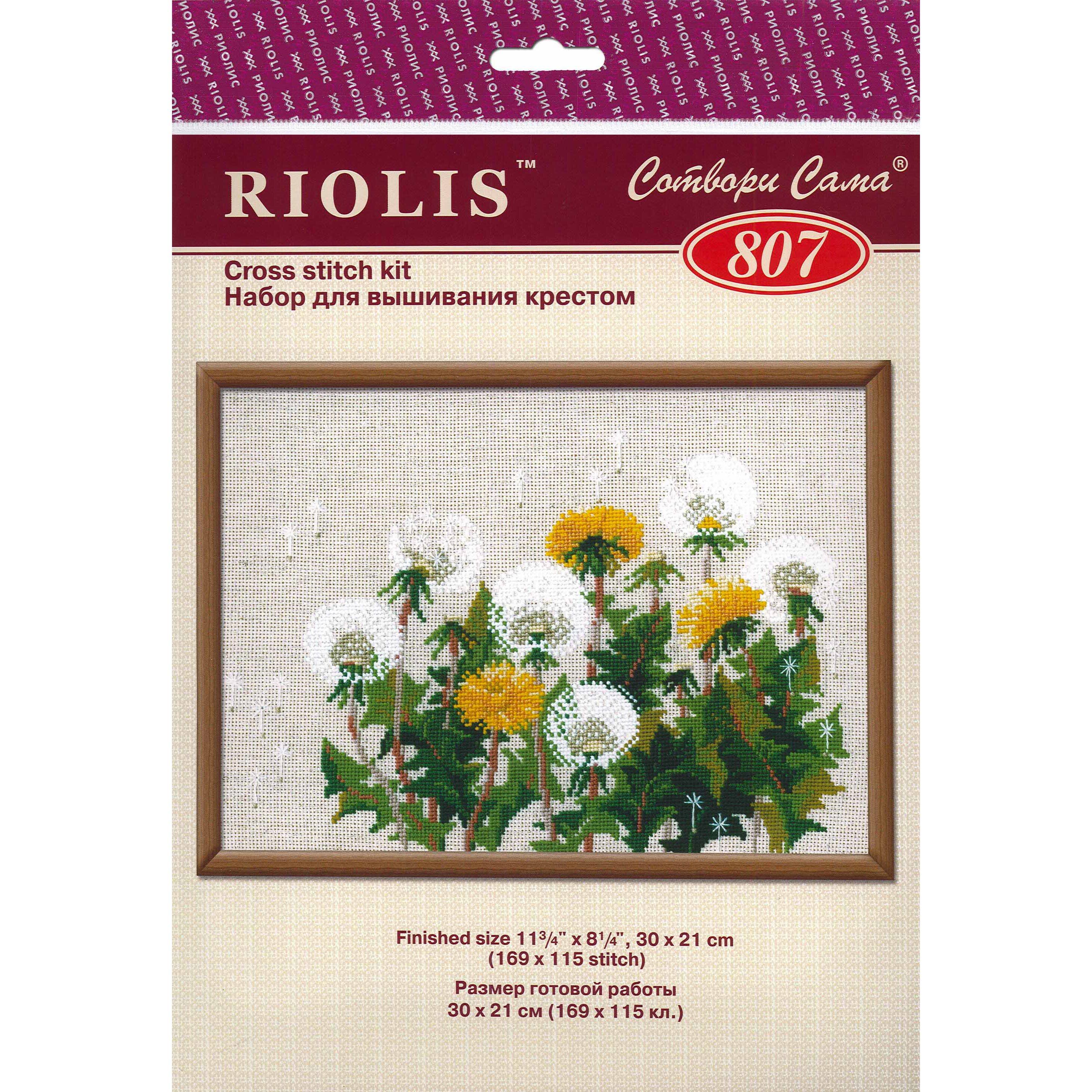 RIOLIS Dandelions Cross Stitch Kit
