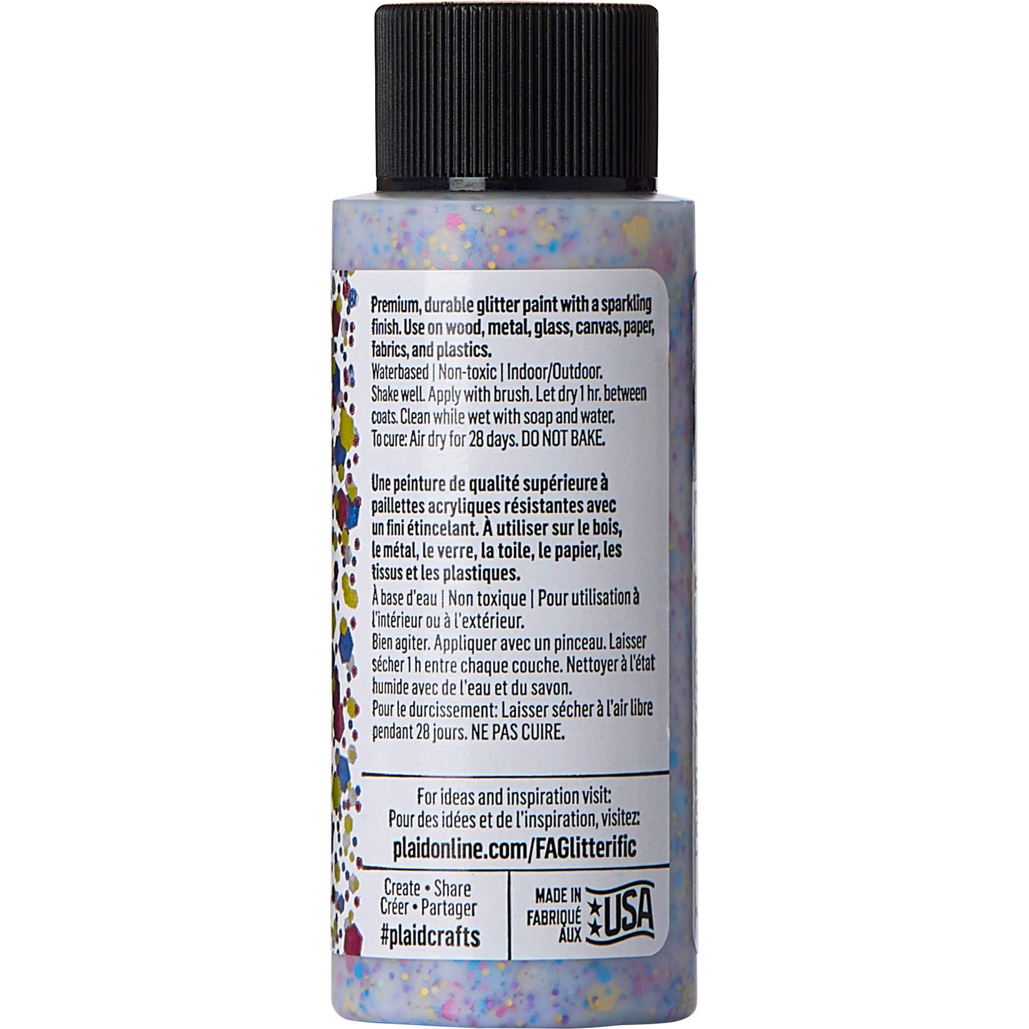 FolkArt&#xAE; Glitterific Pop&#x2122; Acrylic Paint, 2oz.