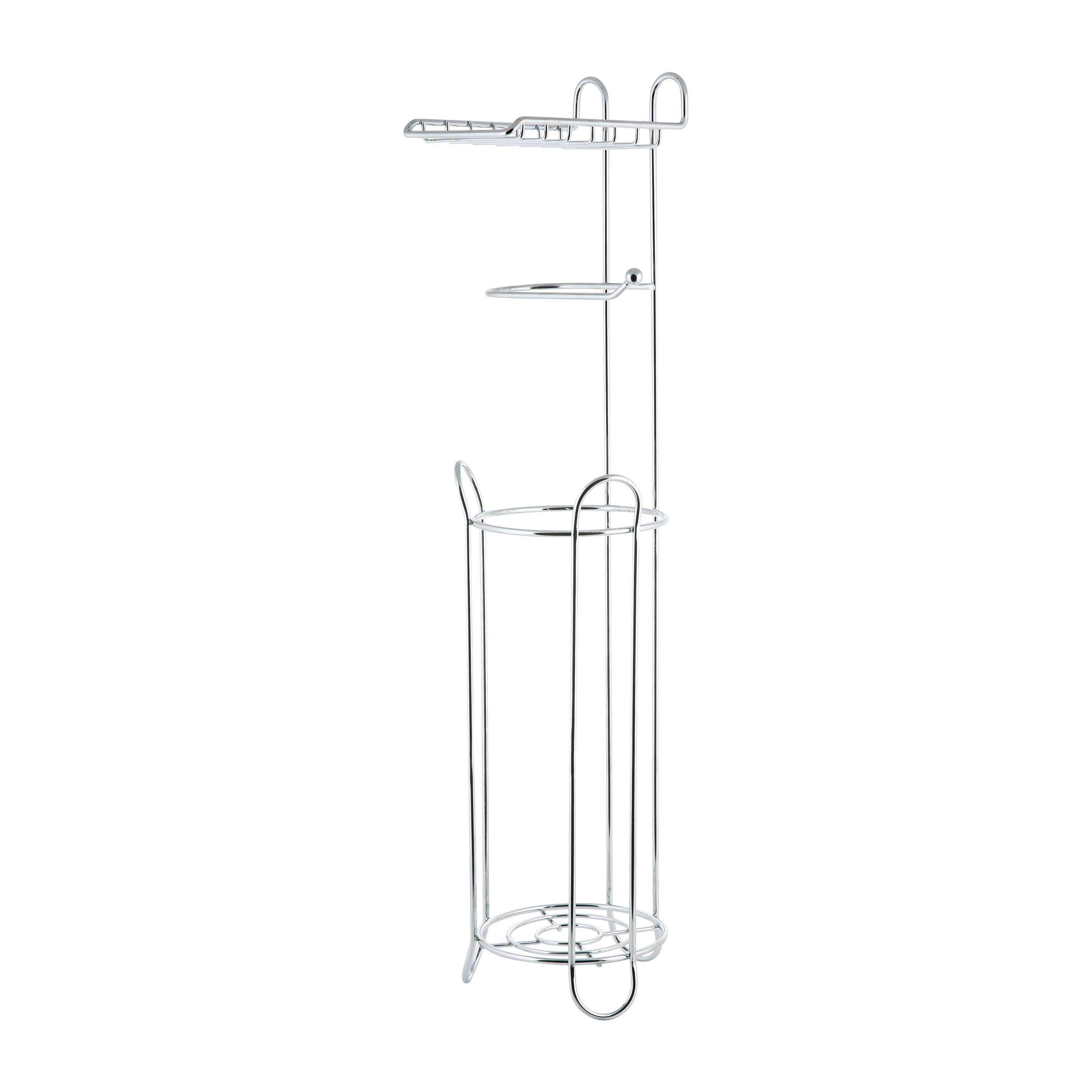 Bath Bliss Royal Toilet Paper Holder and Dispenser in Chrome