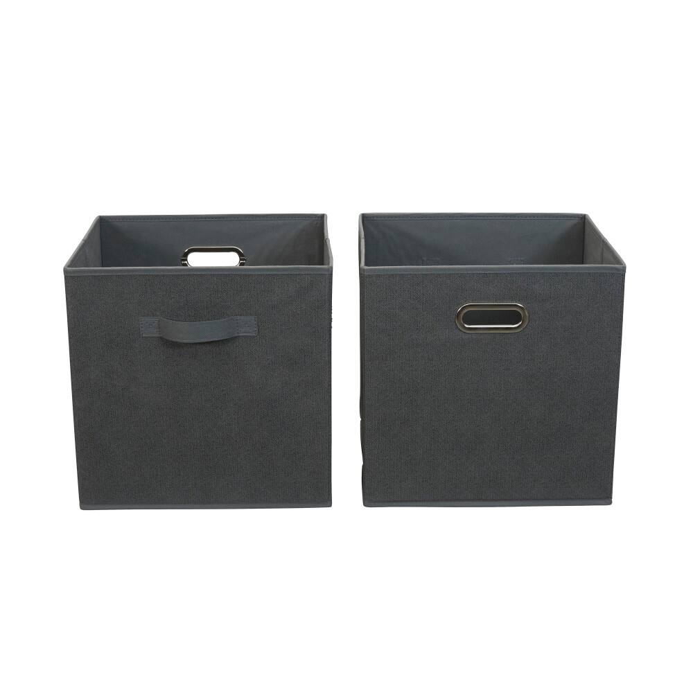 2 Pack Household Essentials 13&#x22; Fabric Storage Bins