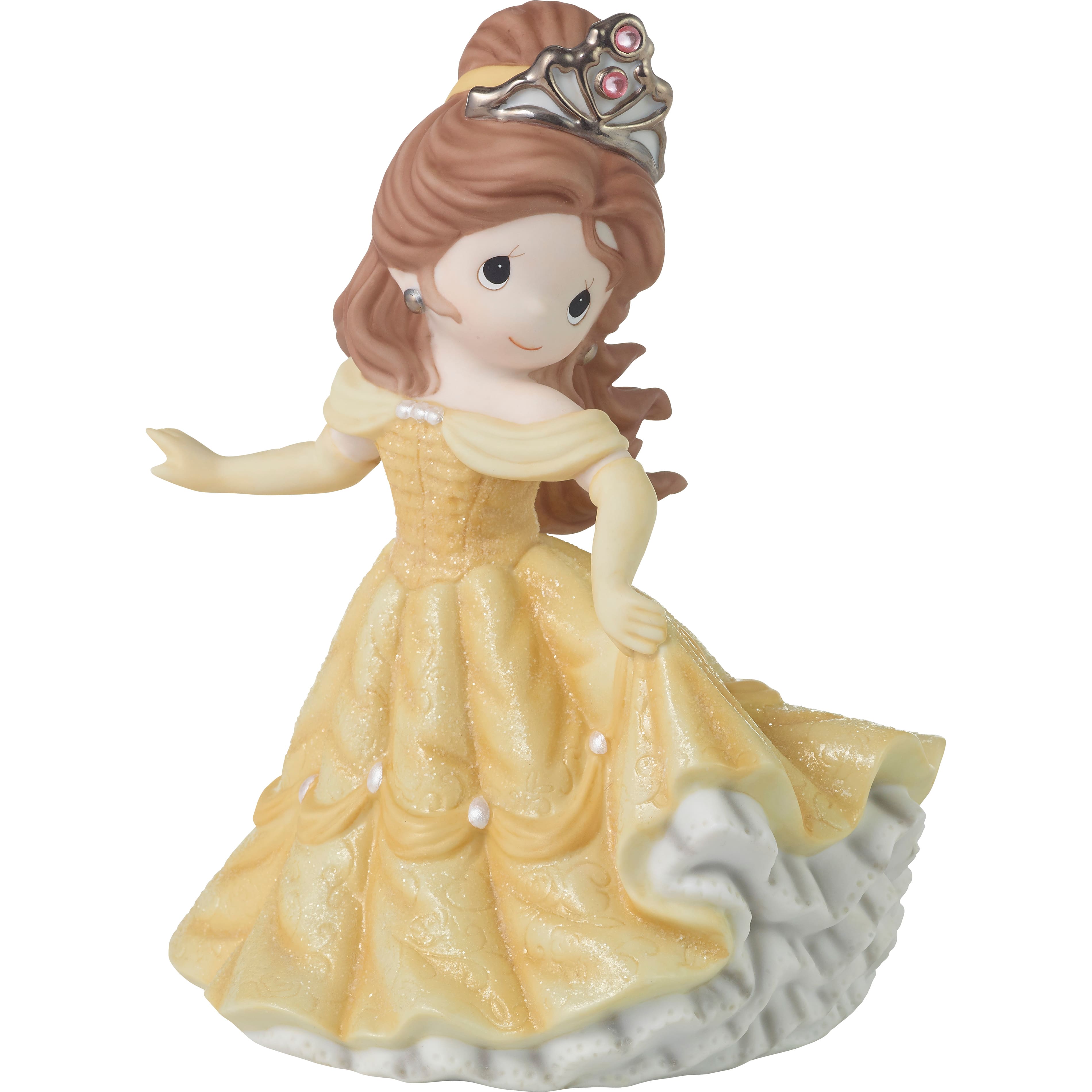 Precious Moments 7.25&#x22; Disney&#xAE; 100th Anniversary Limited Edition Belle Bisque Porcelain Figurine