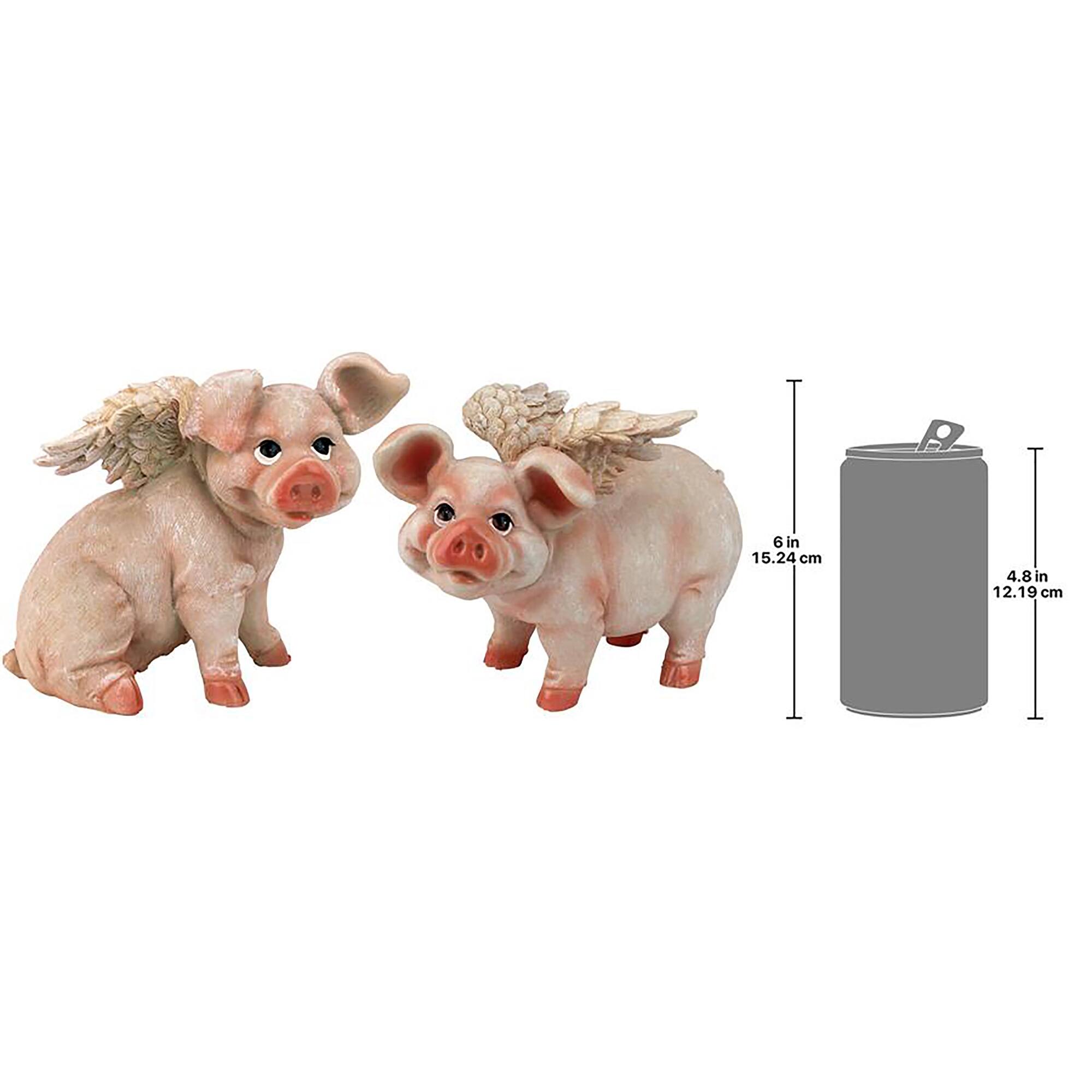 Design Toscano Hog Heaven Flying Pigs Statue Collection Set