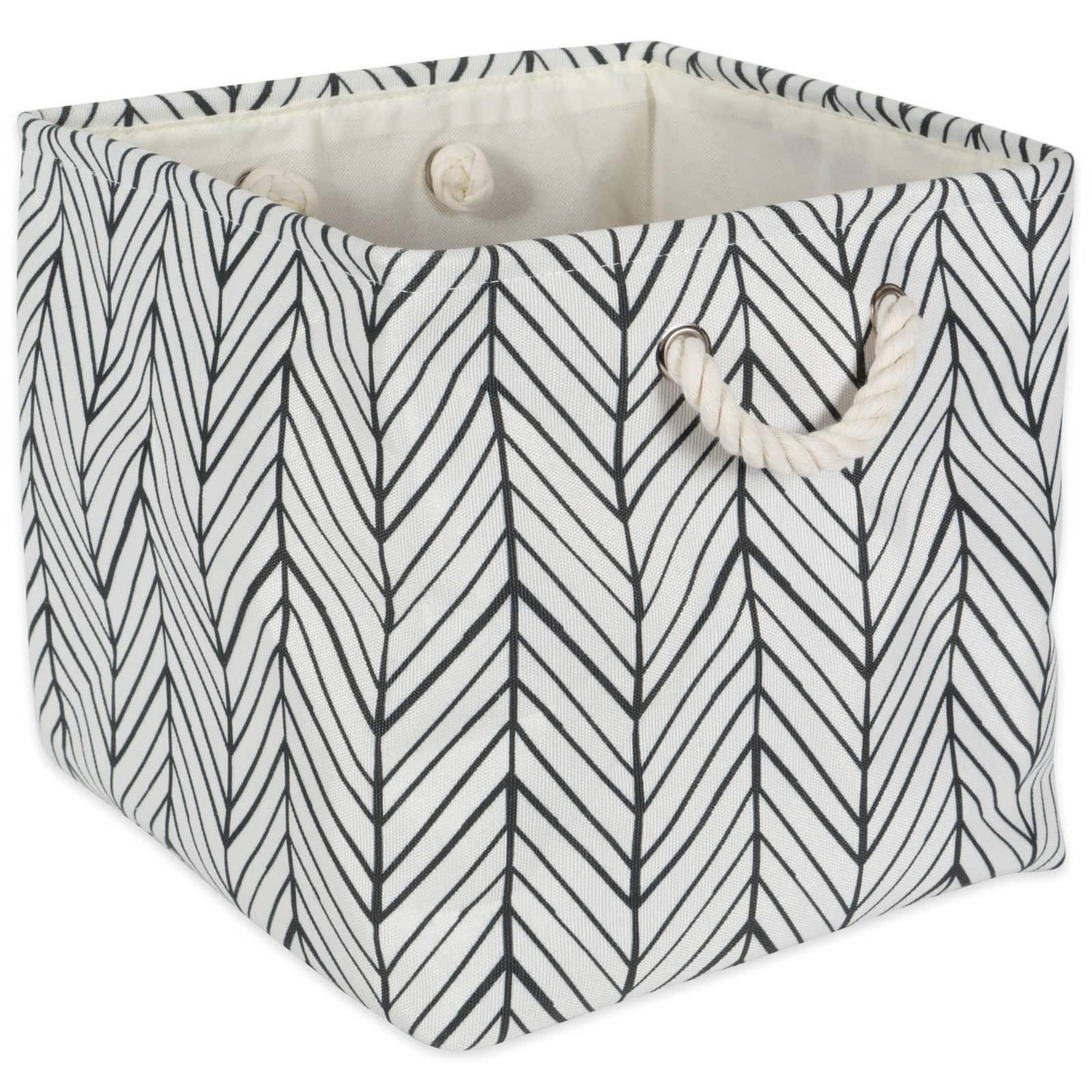 DII® 11" Polyester Herringbone Storage Bin