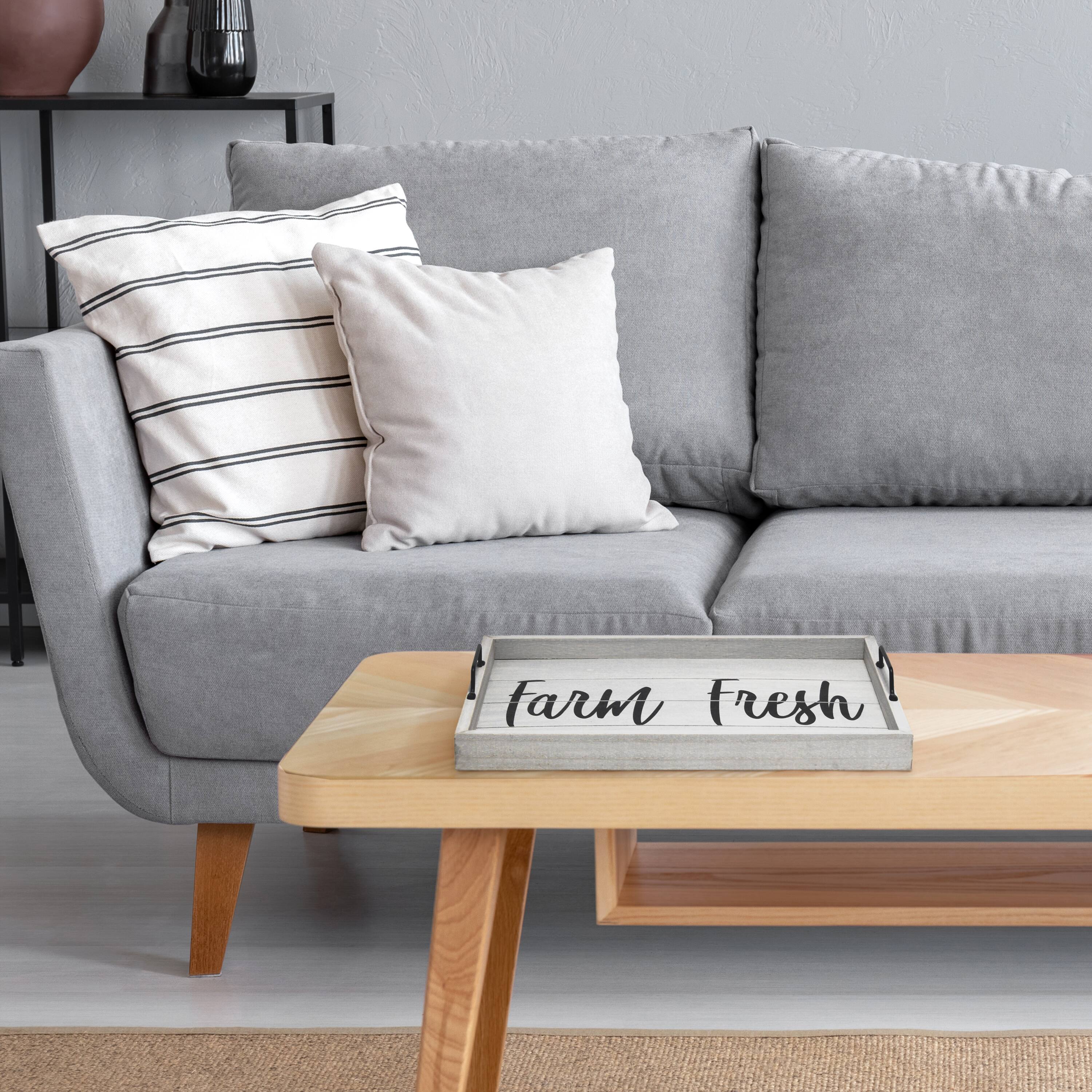 Elegant Designs™ 15.5" Farm Fresh Serving Tray with Handles