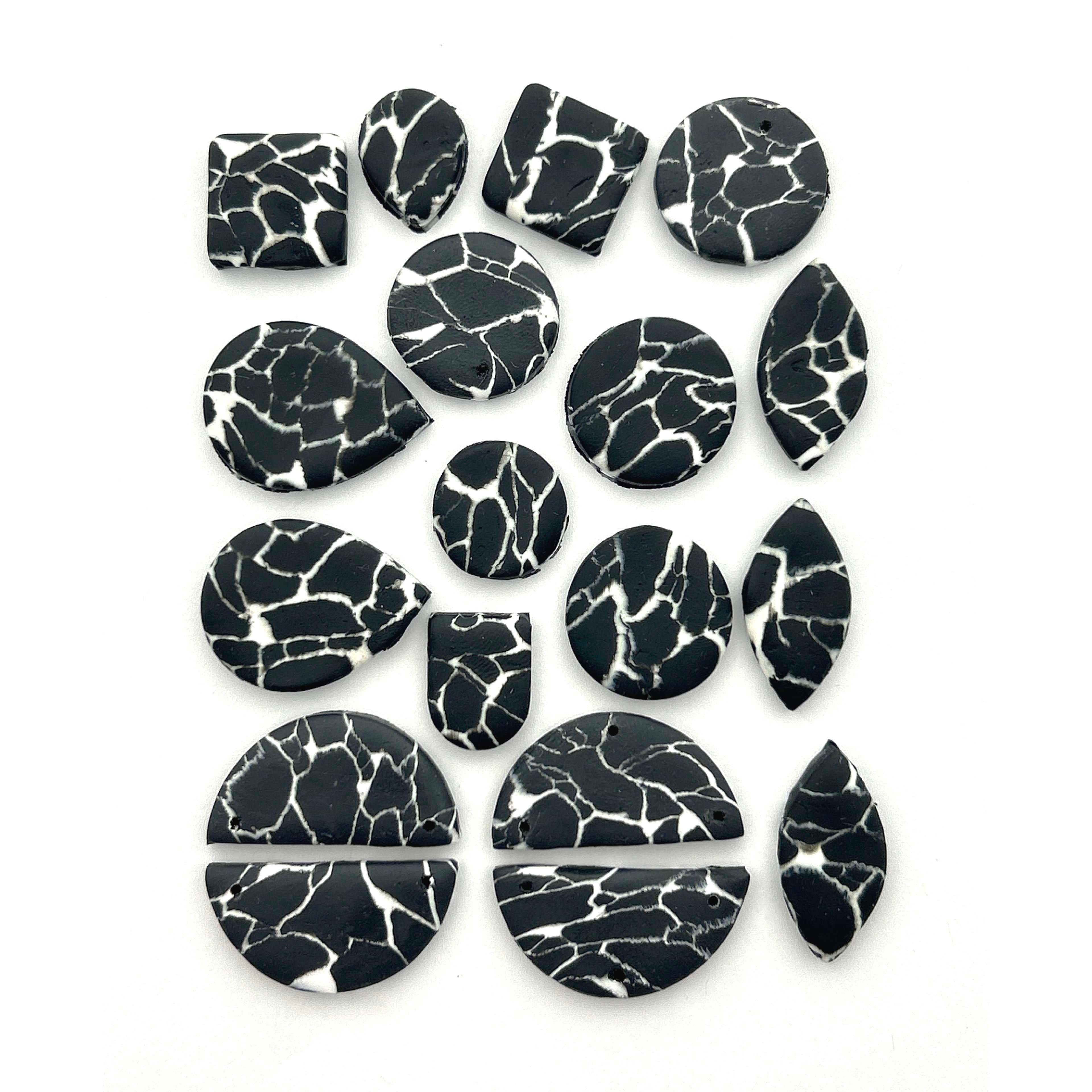 Black Stone Oven Bake Polymer Clay by Bead Landing&#x2122;