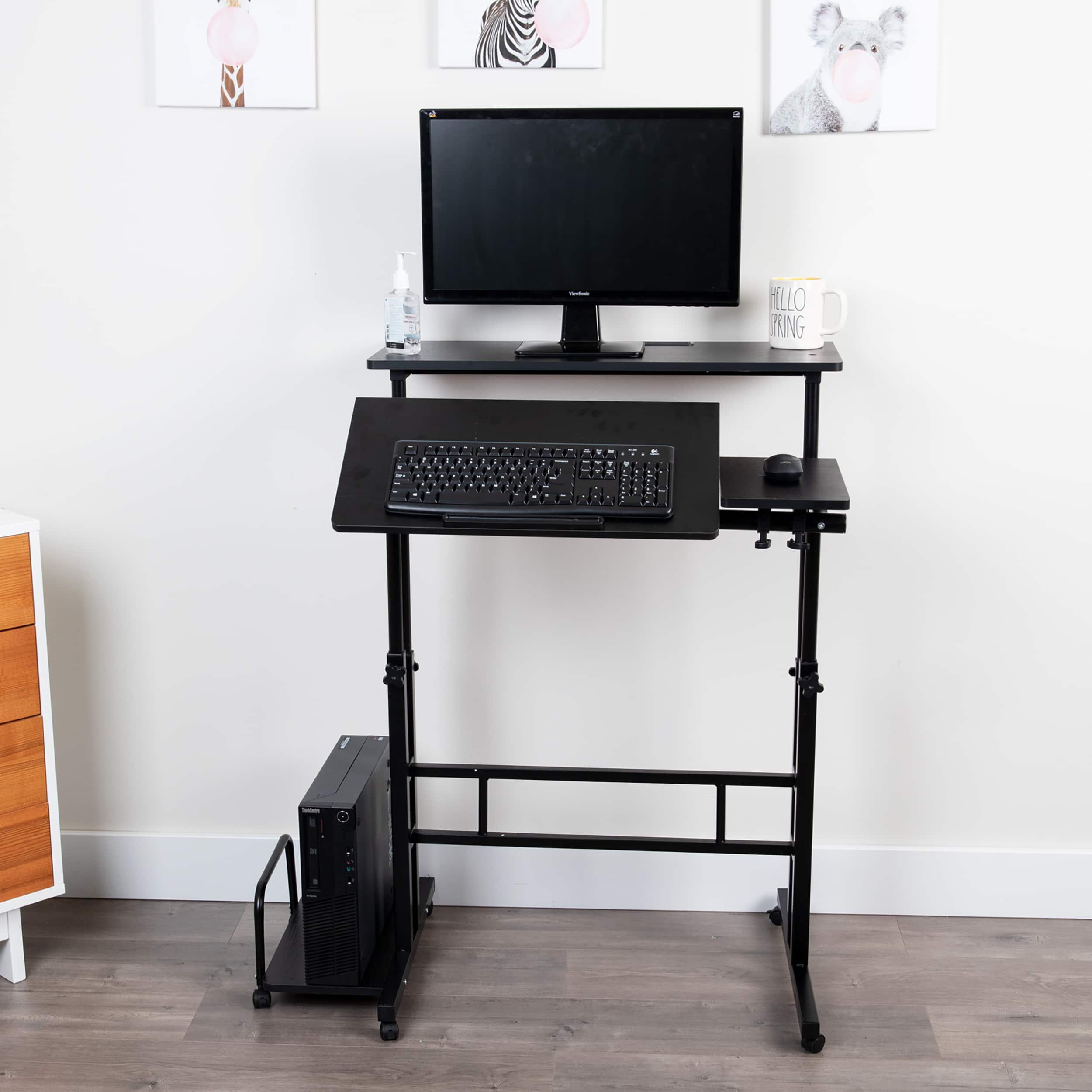 Mind Reader Mobile Sitting or Standing Desk, Michaels