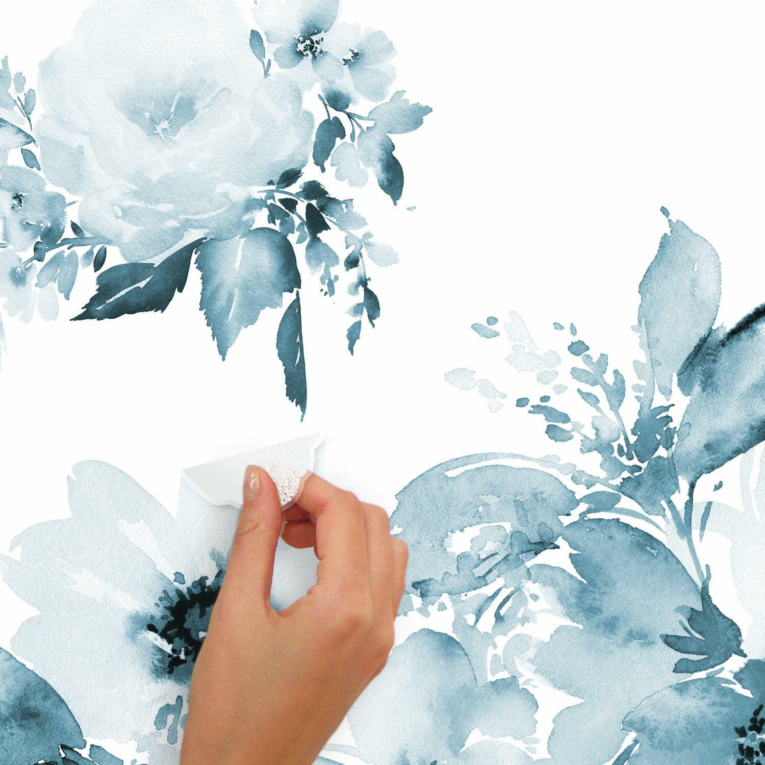 RoomMates Watercolor Floral Peel & Stick Giant Wall Decals