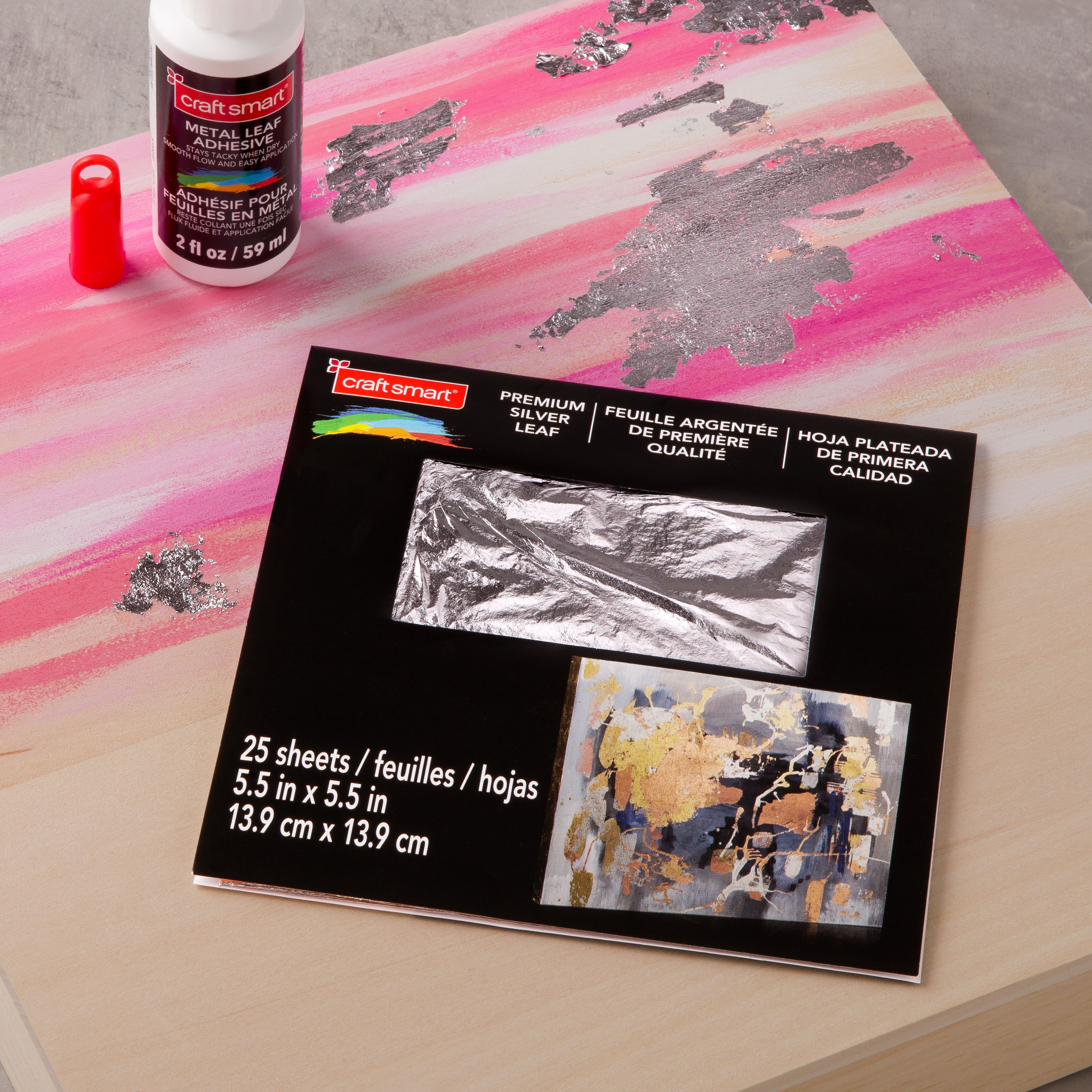 Premium Silver Leaf Sheets by Craft Smart®