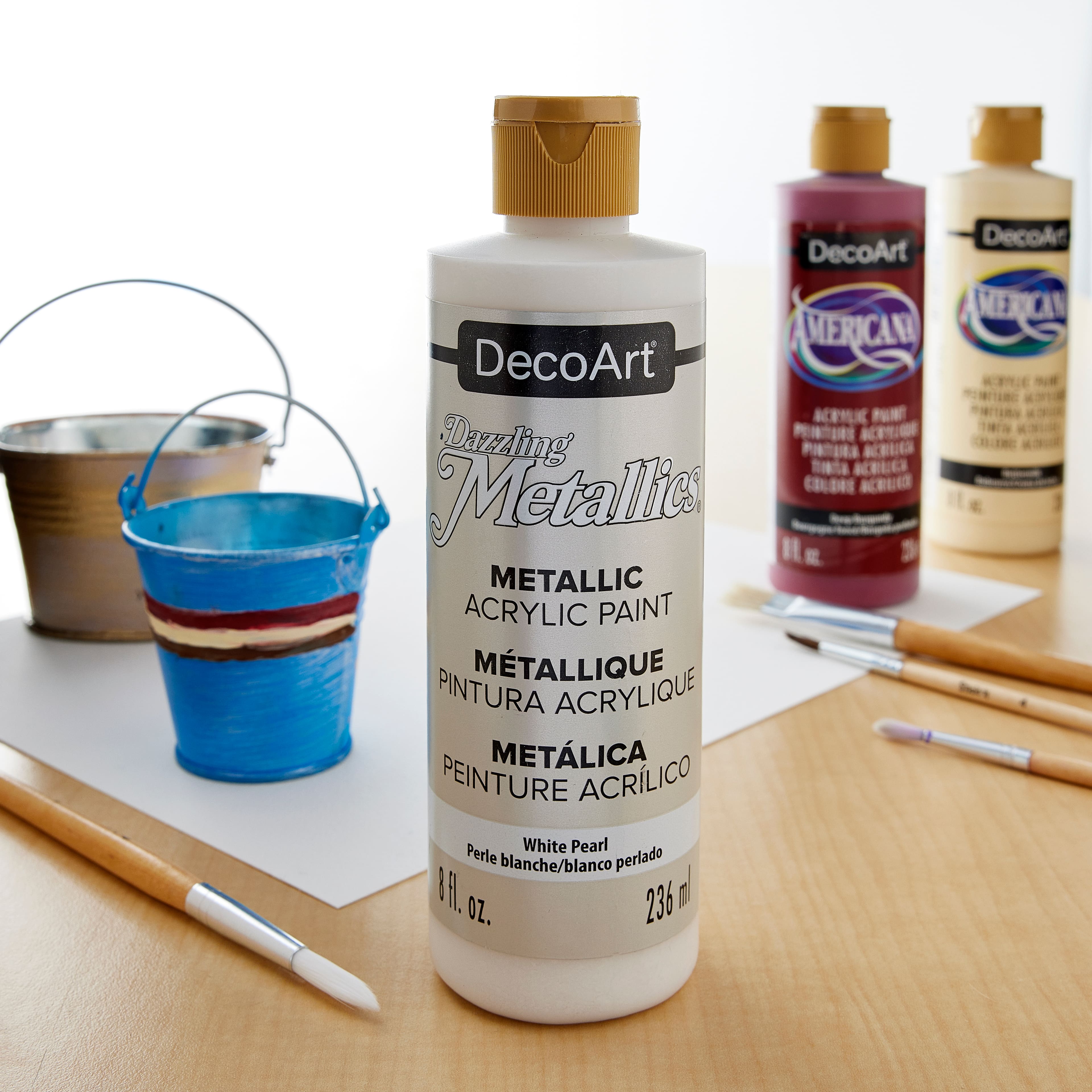DecoArt Dazzling Metallics 2 oz. Copper Acrylic Paint DA205-3 - The Home  Depot