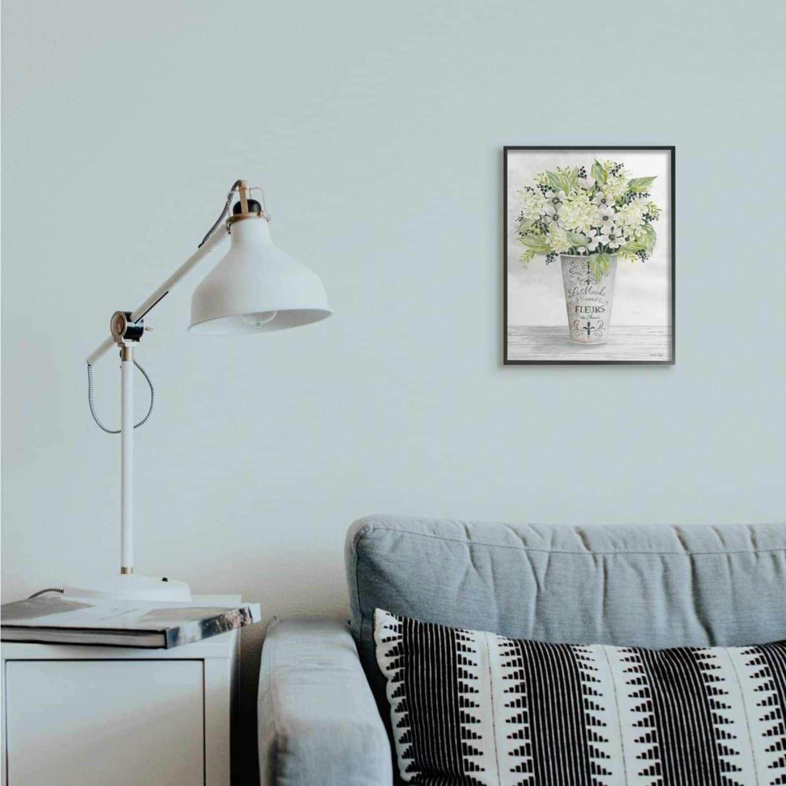 Stupell Industries Parisian Charm Bouquet Black Framed Wall Art