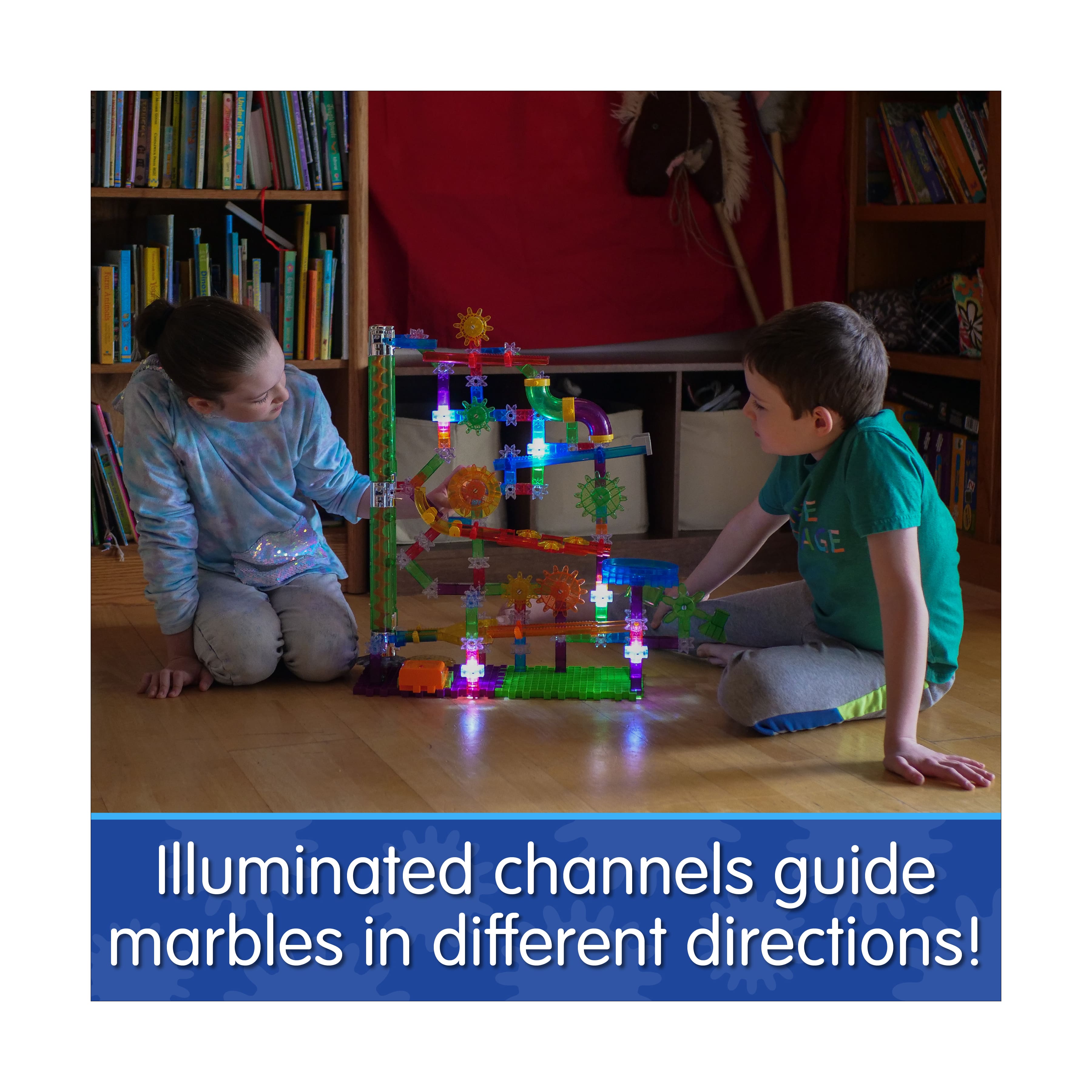 Techno Gears Marble Mania - Extreme Glo: 200+ Pcs