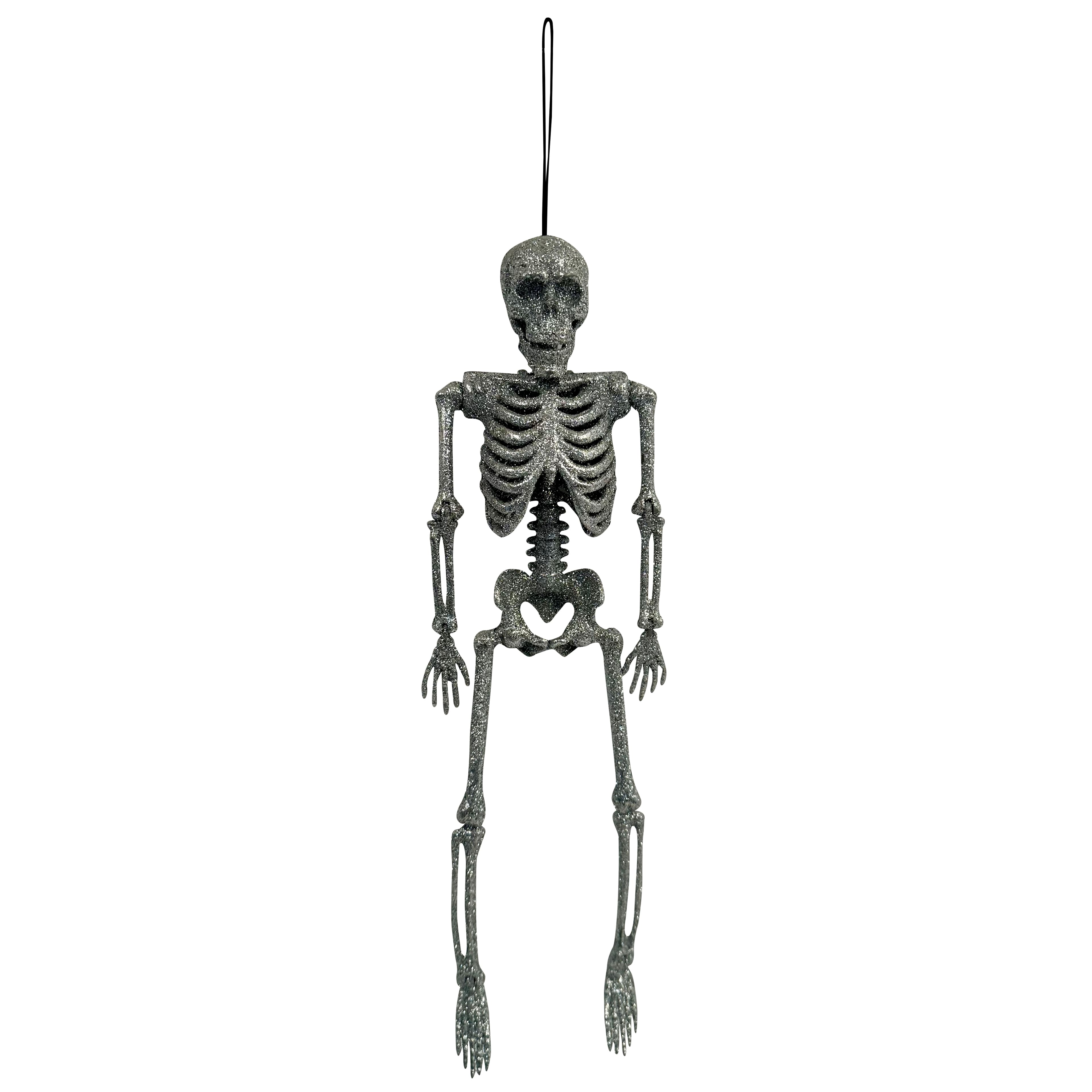 8&#x22; Silver Glitter Skeleton by Ashland&#xAE;