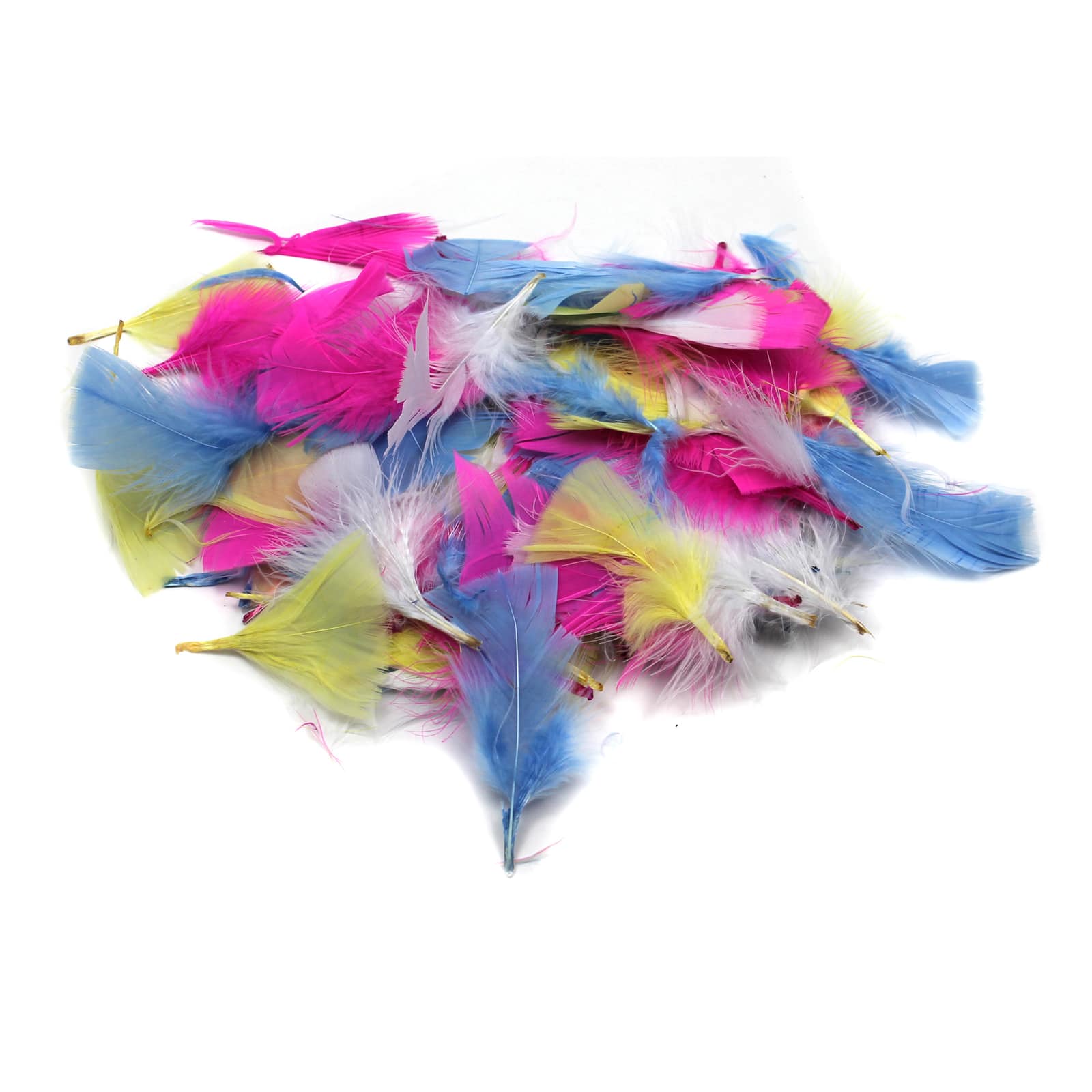 Bag of Turkey Feathers with Spring Colors, 12ct.