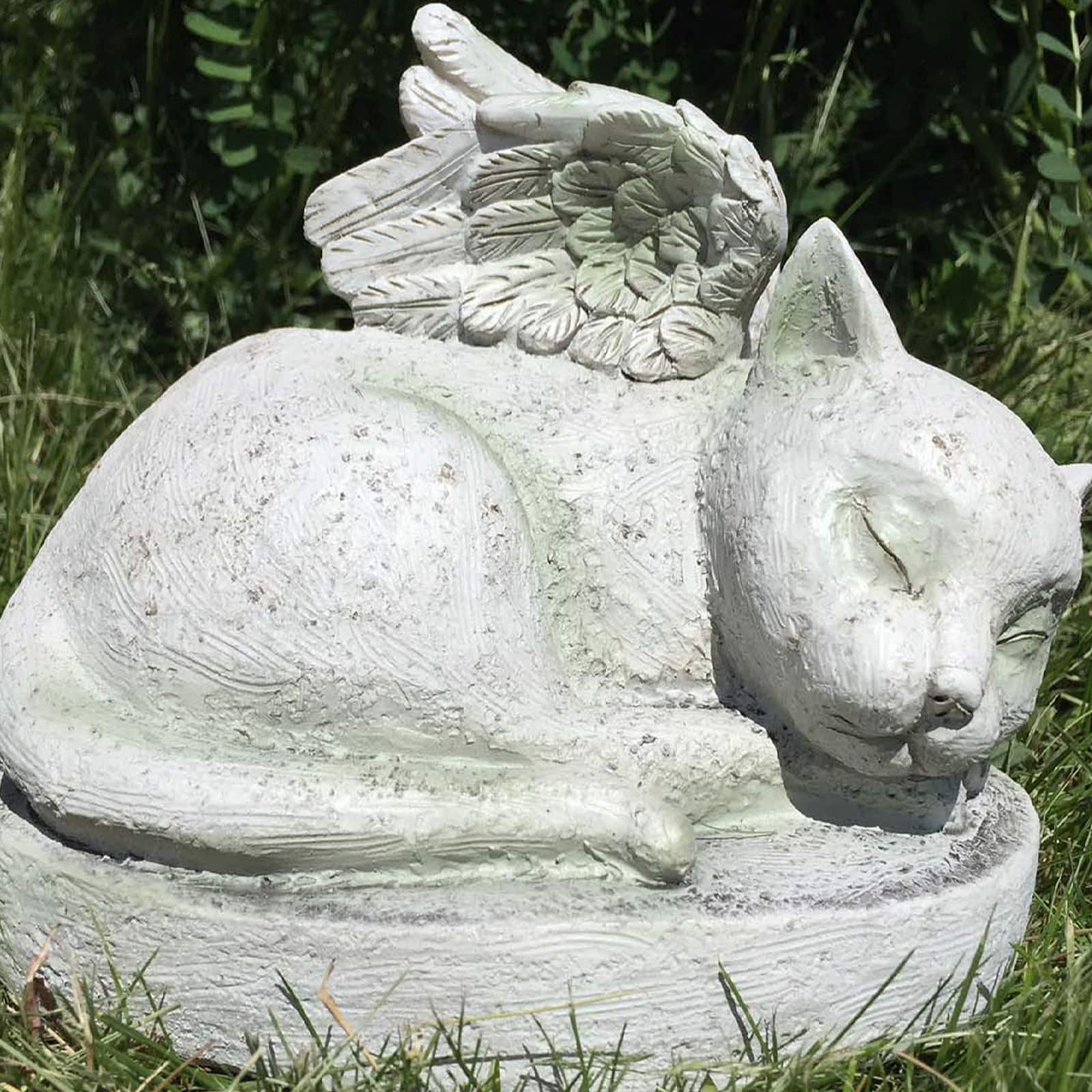 Santa's Workshop 7.5" Remembrance Kitty Statue