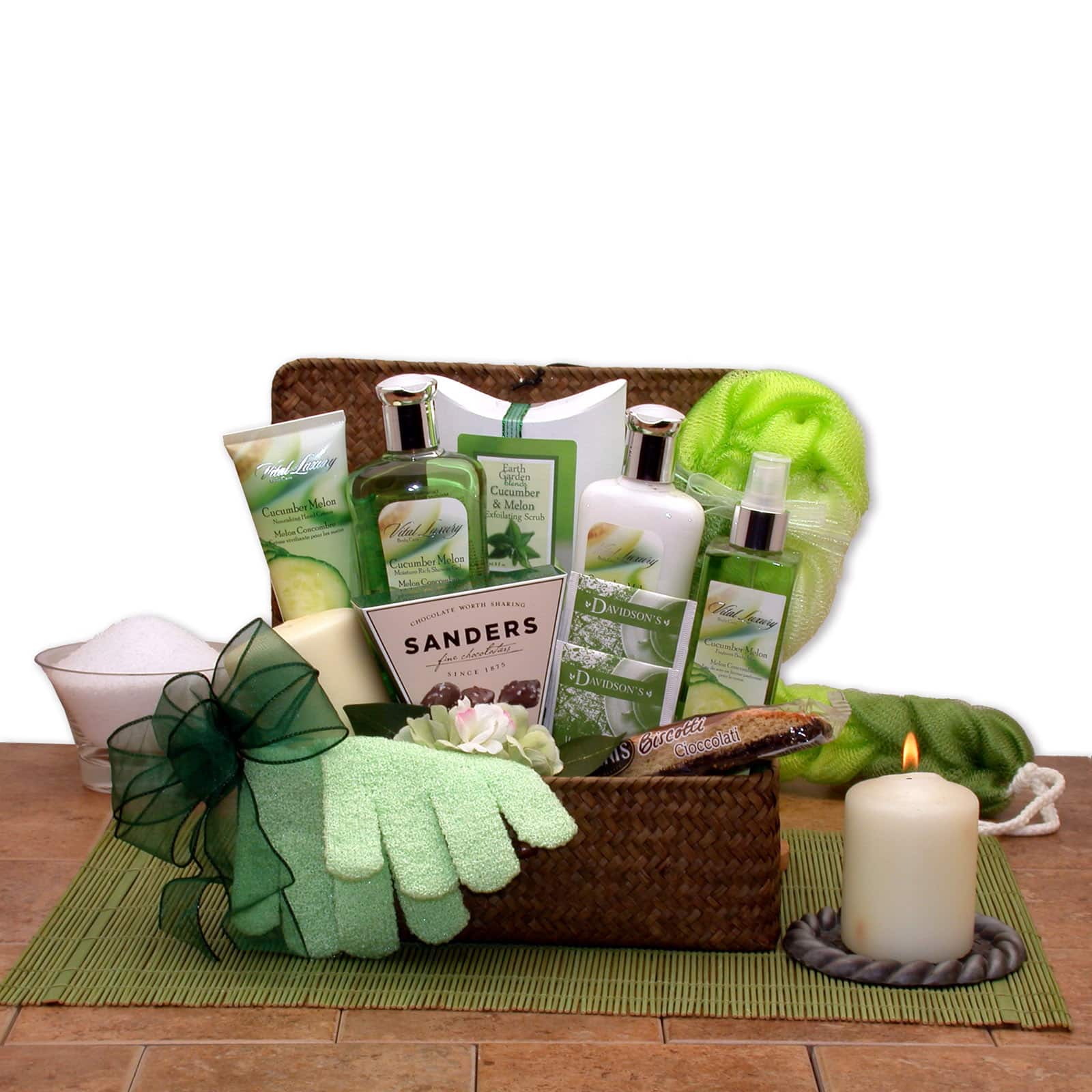 Serenity Spa Cucumber &#x26; Melon Gift Chest