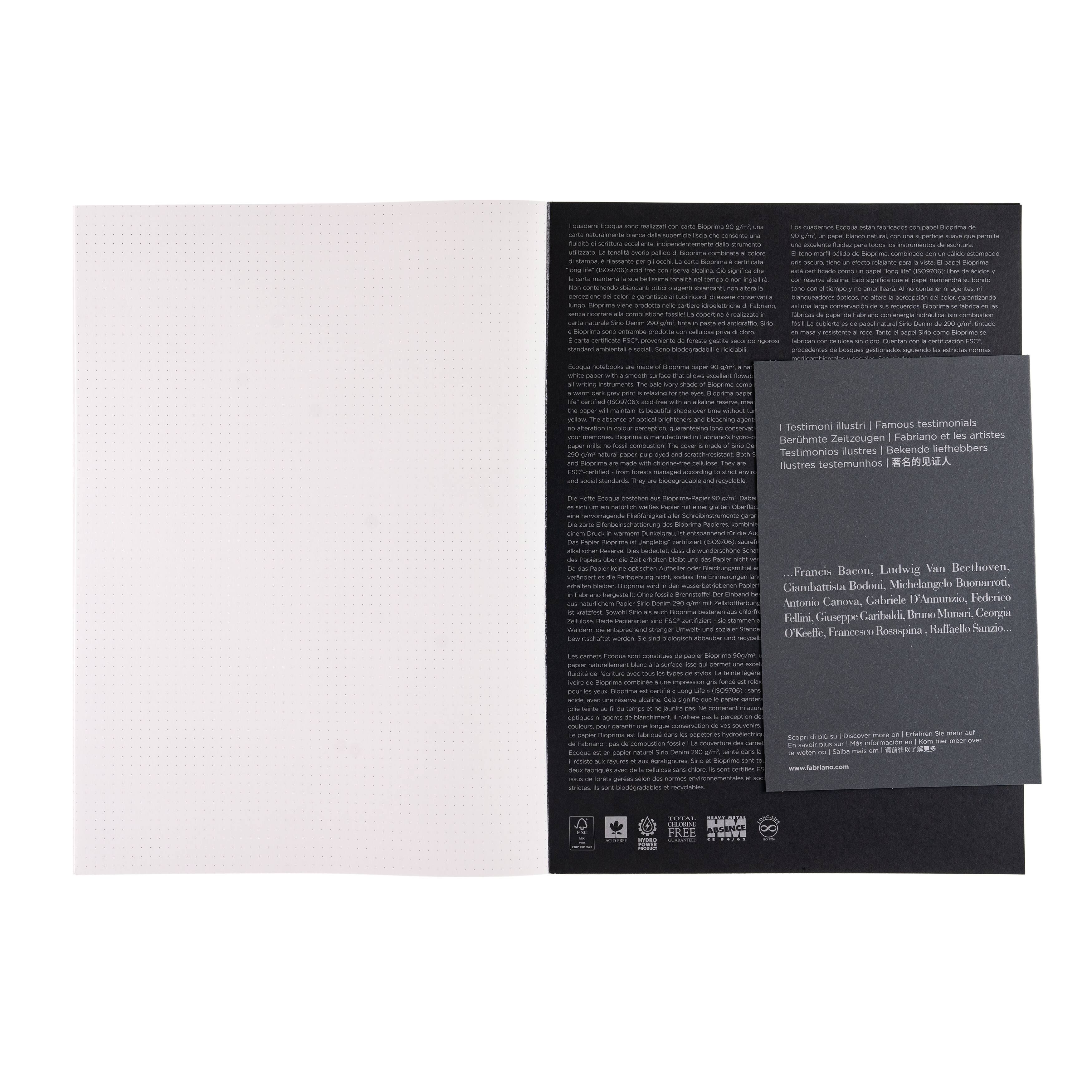 Fabriano® Ecoqua Plus Dotted Glue-Bound Notebook