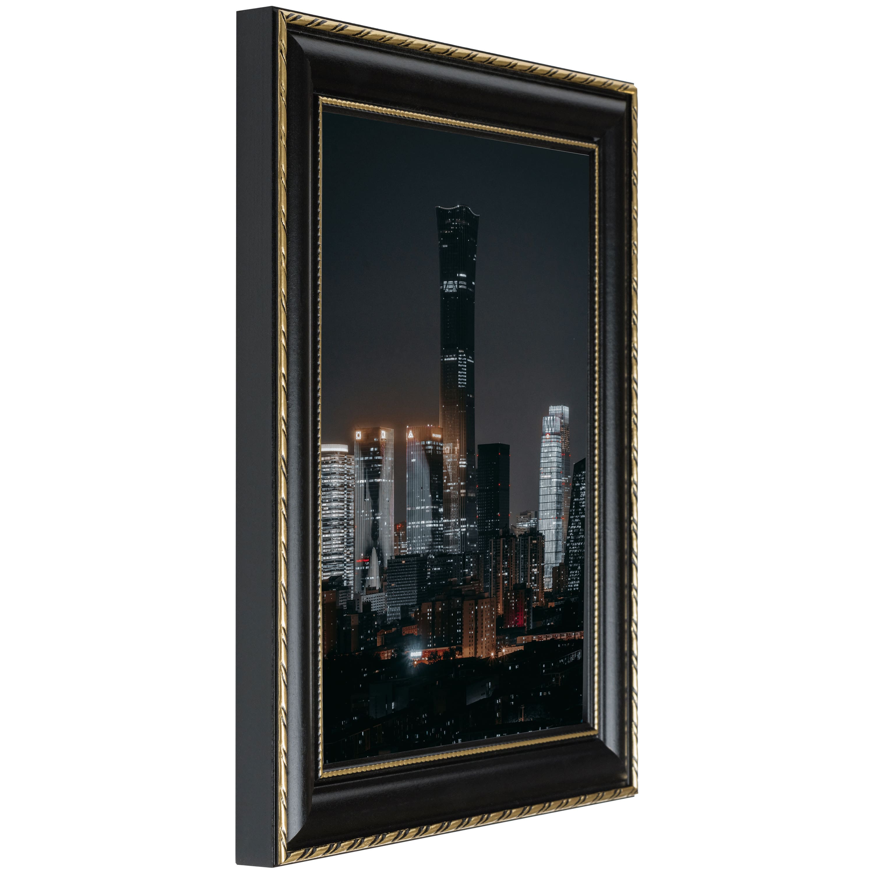Craig Frames Victoria Black &#x26; Gold Picture Frame