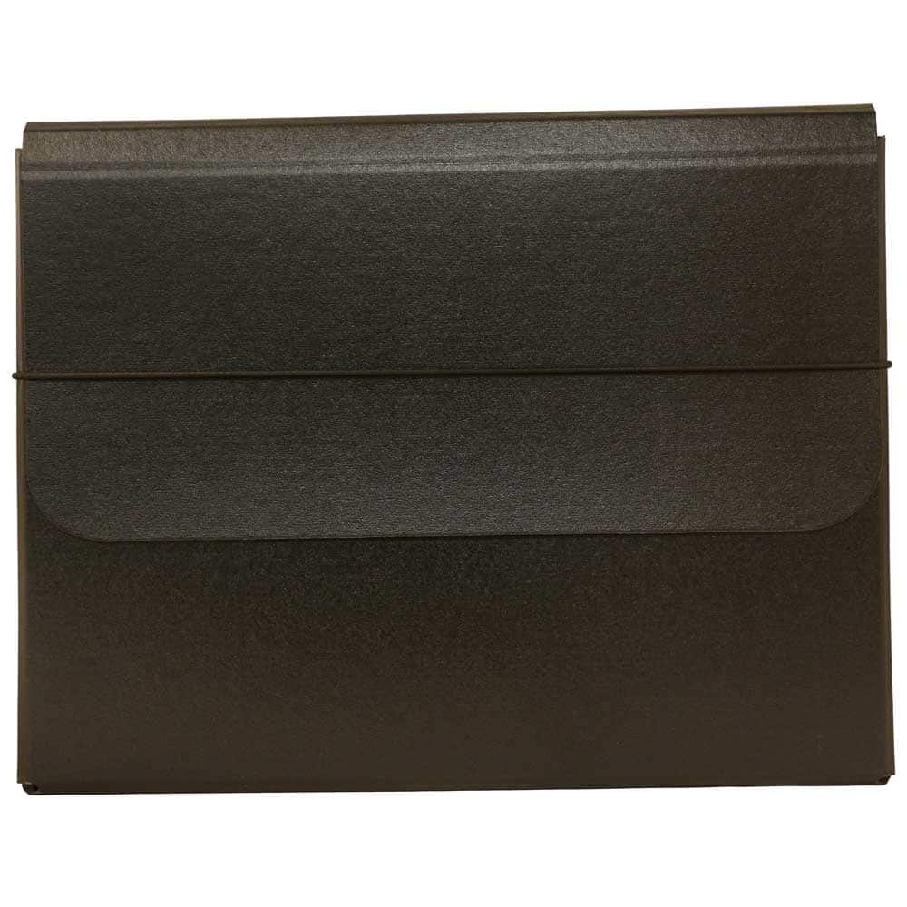 JAM Paper Strong Thick Portfolio Carrying Case with Elastic Band Closure