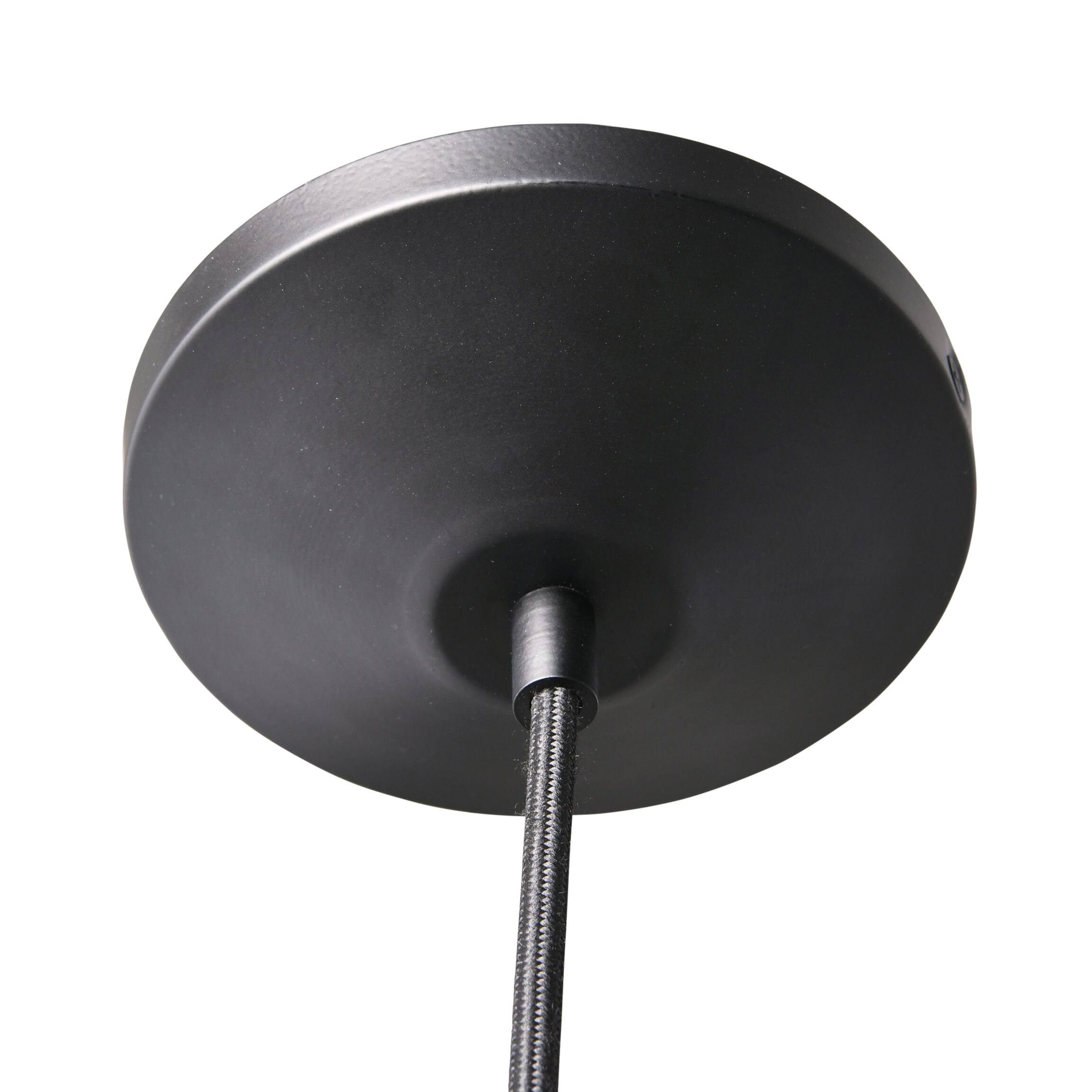 Hello Honey&#xAE; Robert Stevenson Lighting Theo 10&#x22; Matte Black &#x26; Brushed Metal Ceiling Light