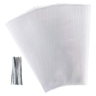 Medium Clear Plastic Treat Bags 25ct