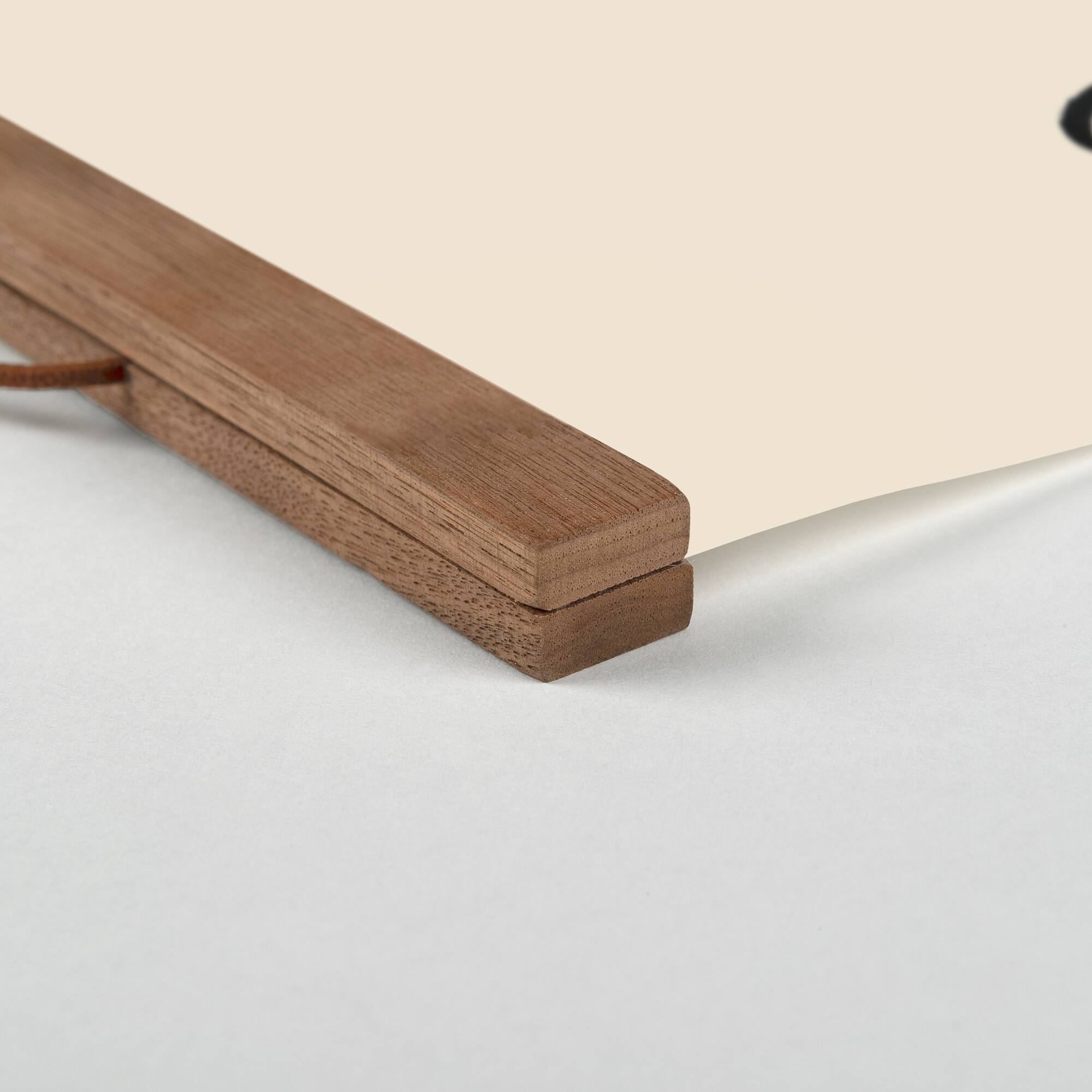 Boho Plant Still Life 16" x 20" Teak Hanging Canvas