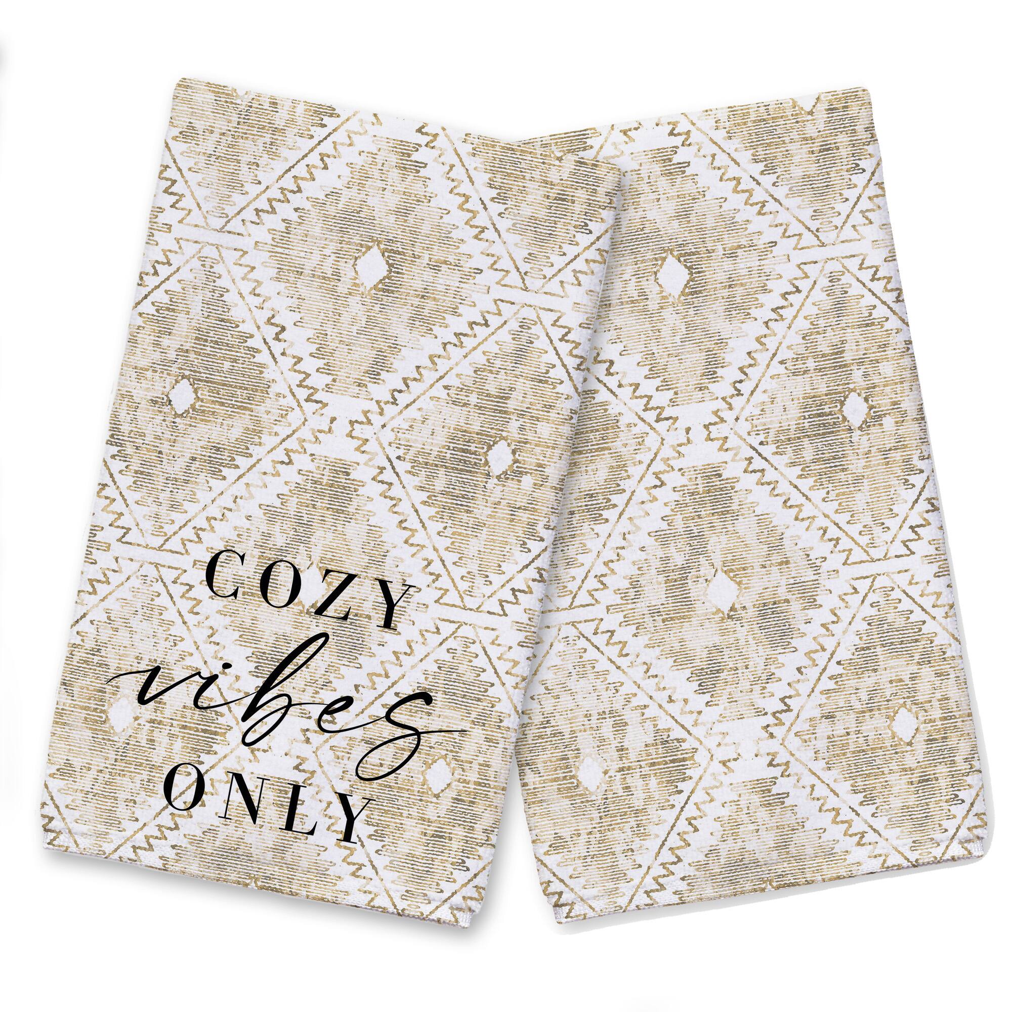 Cozy Vibes Only Tea Towel Set