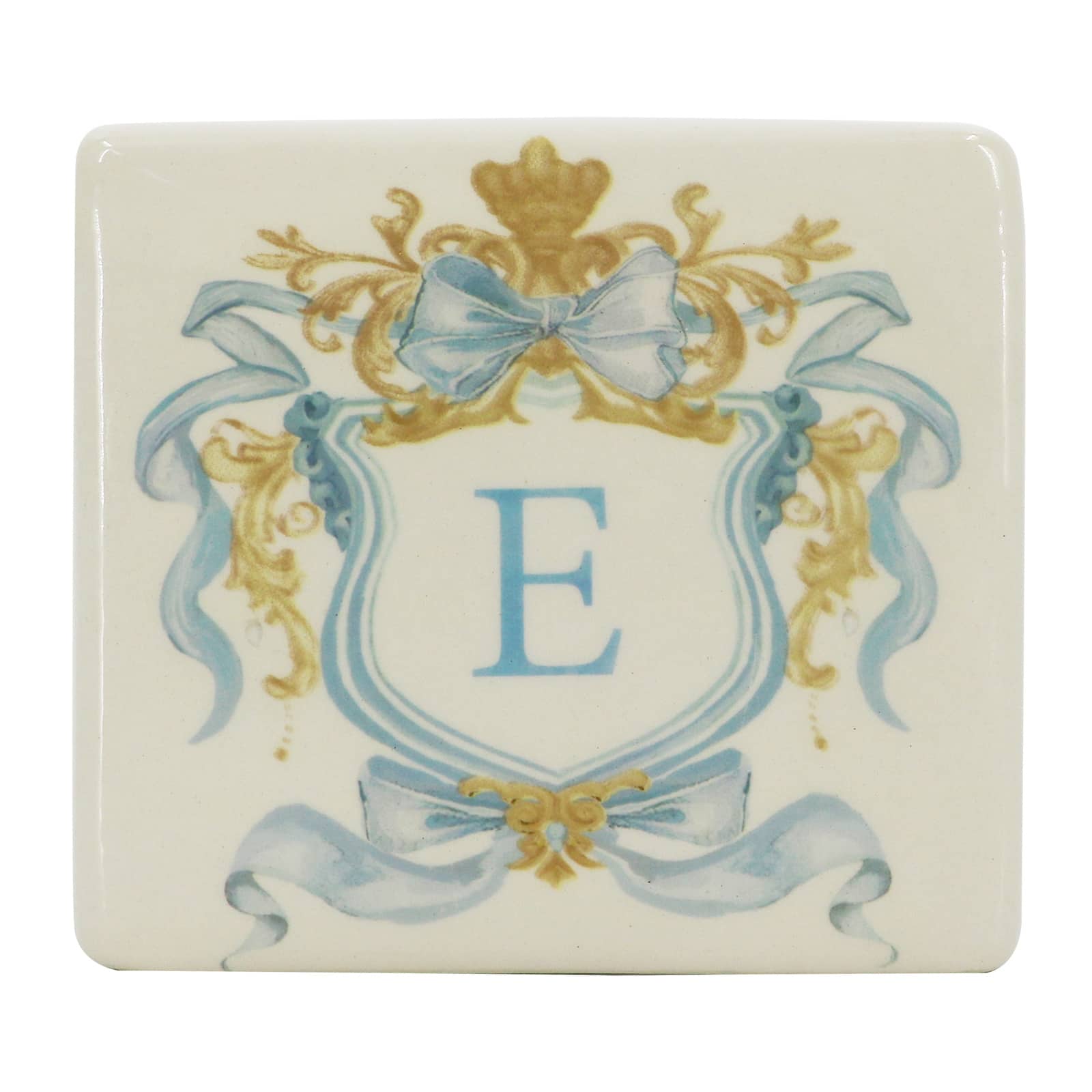 4.5&#x22; x 4&#x22; Ceramic Monogram D&#xE9;cor by Ashland&#xAE;