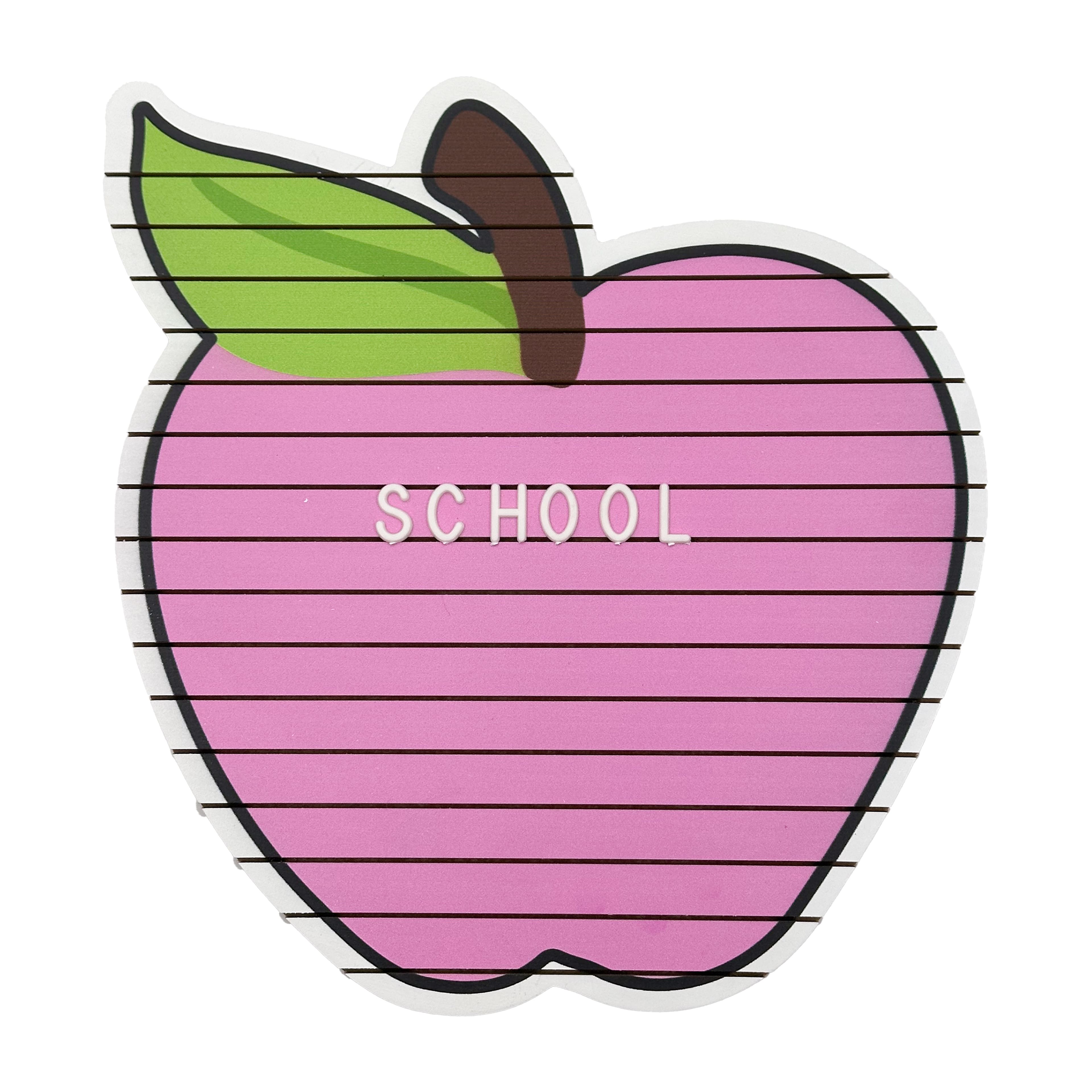 11.75&#x22; Pink Apple Letter Board by B2C&#x2122;