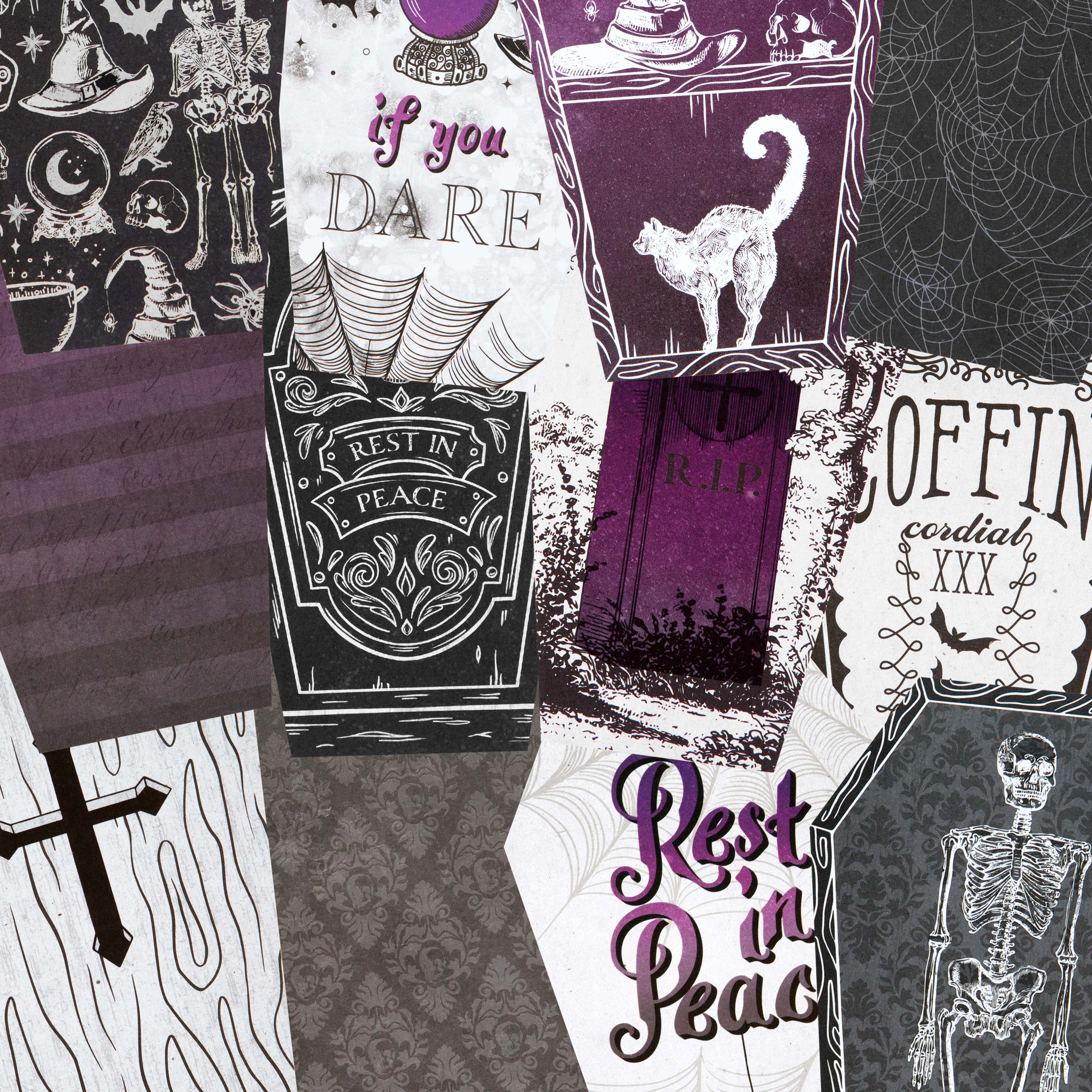4&#x22; x 7&#x22; Coffin Paper Pad by Recollections&#x2122;, 24 Sheets