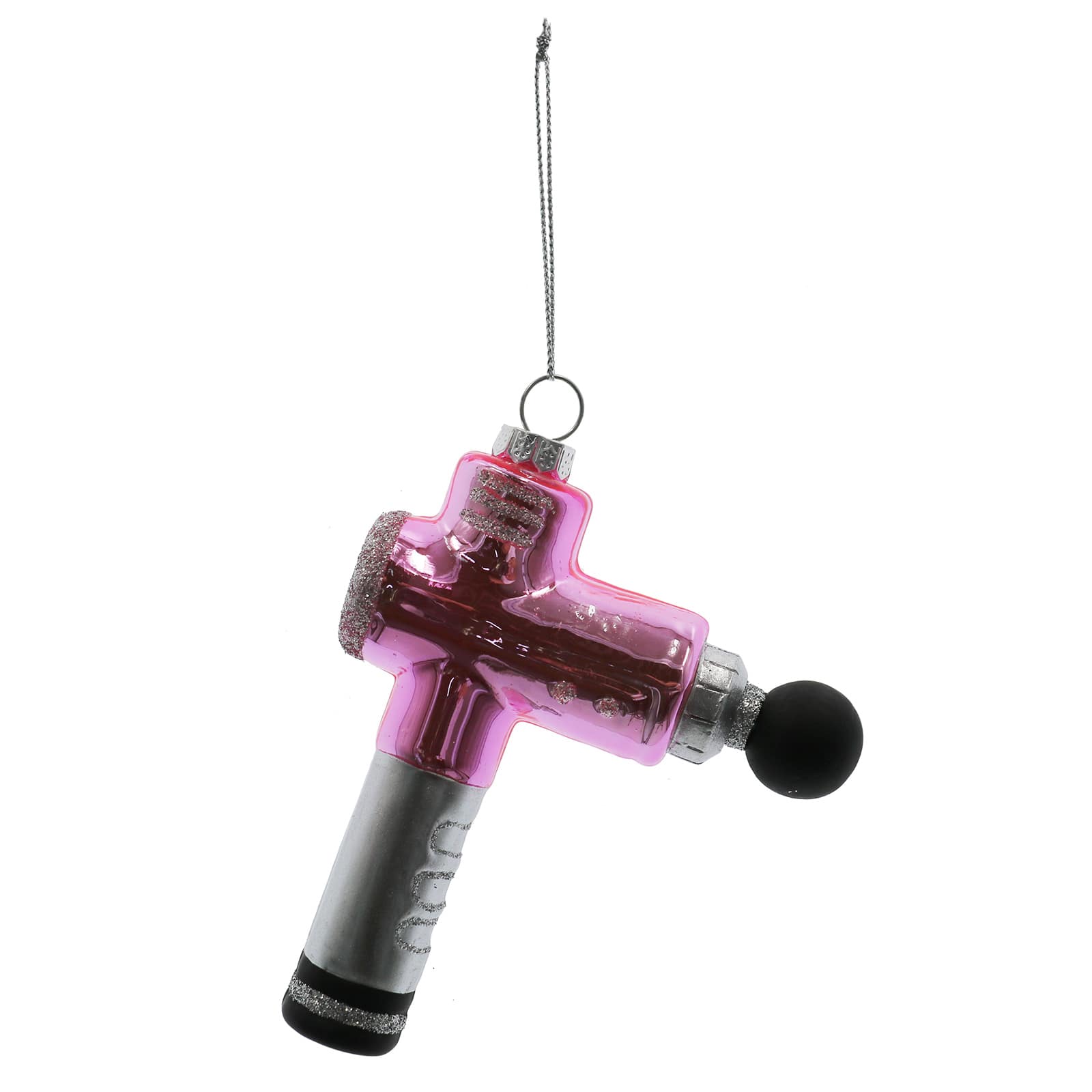 4.5&#x22; Massage Gun Glass Ornament by Ashland&#xAE;