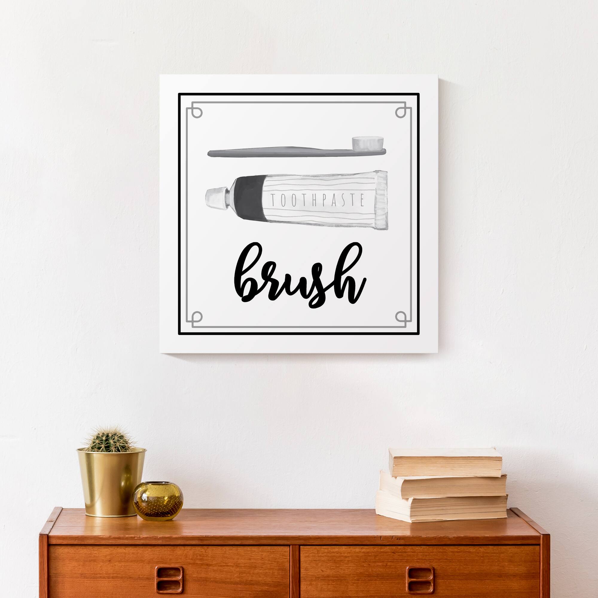 Brush 16" x 16" Canvas Wall Art