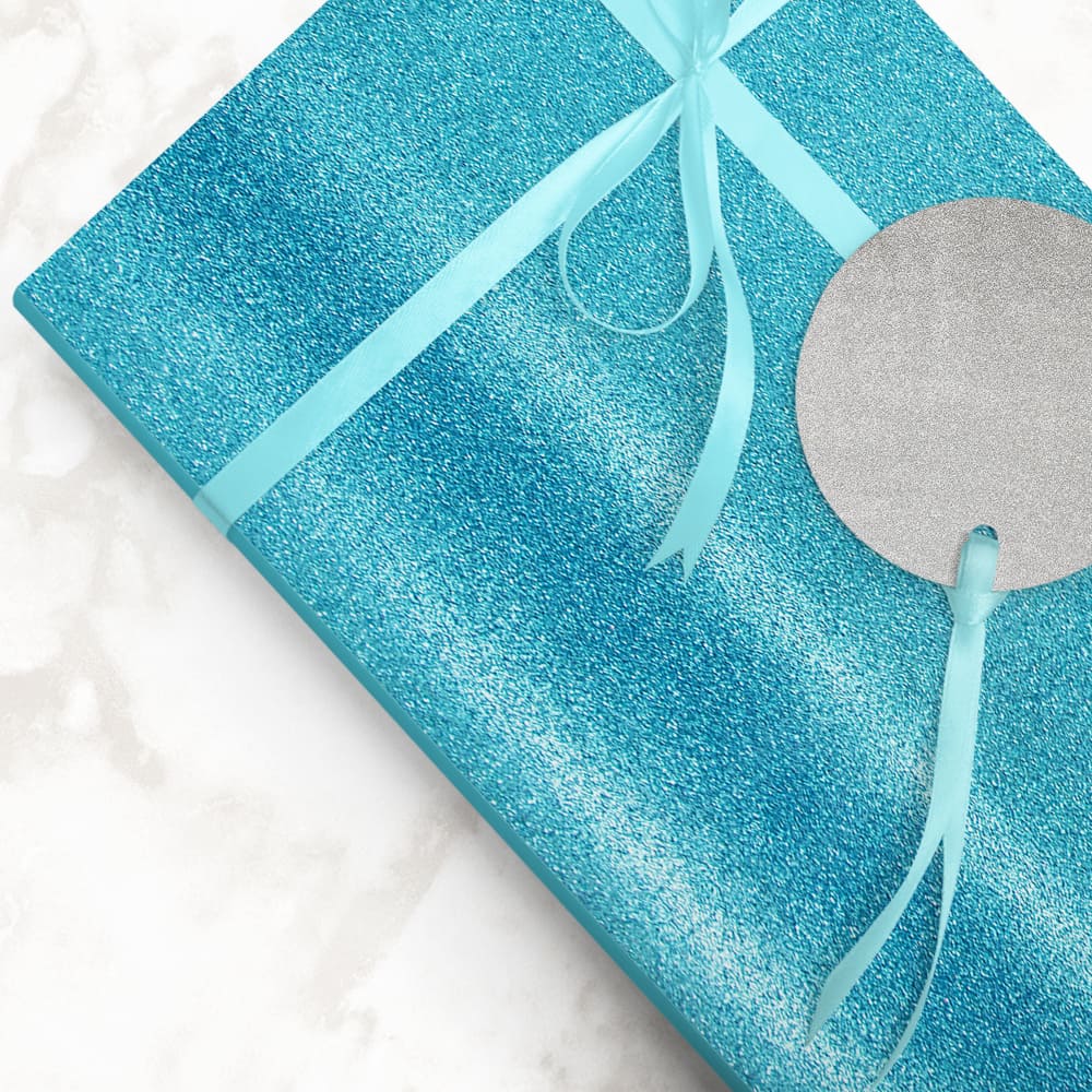 JAM Paper Glitter Gift Wrap